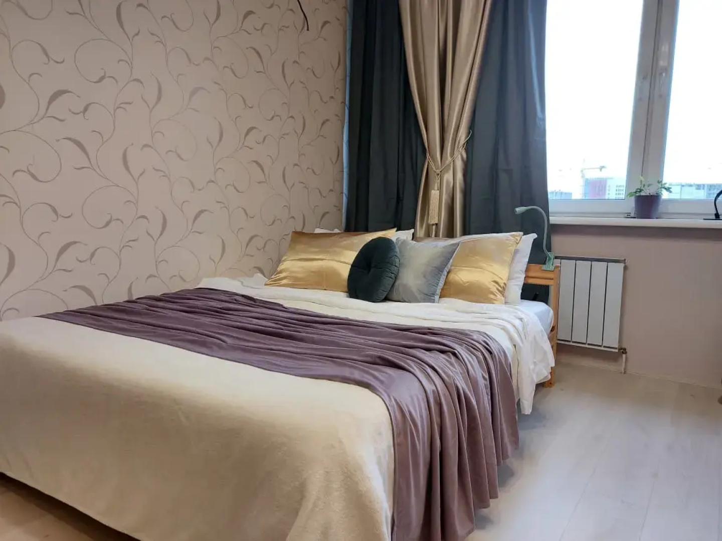 Квартира ЕвроДвушка Аксакова 81/1 на 17 Этаже до 7 Чел