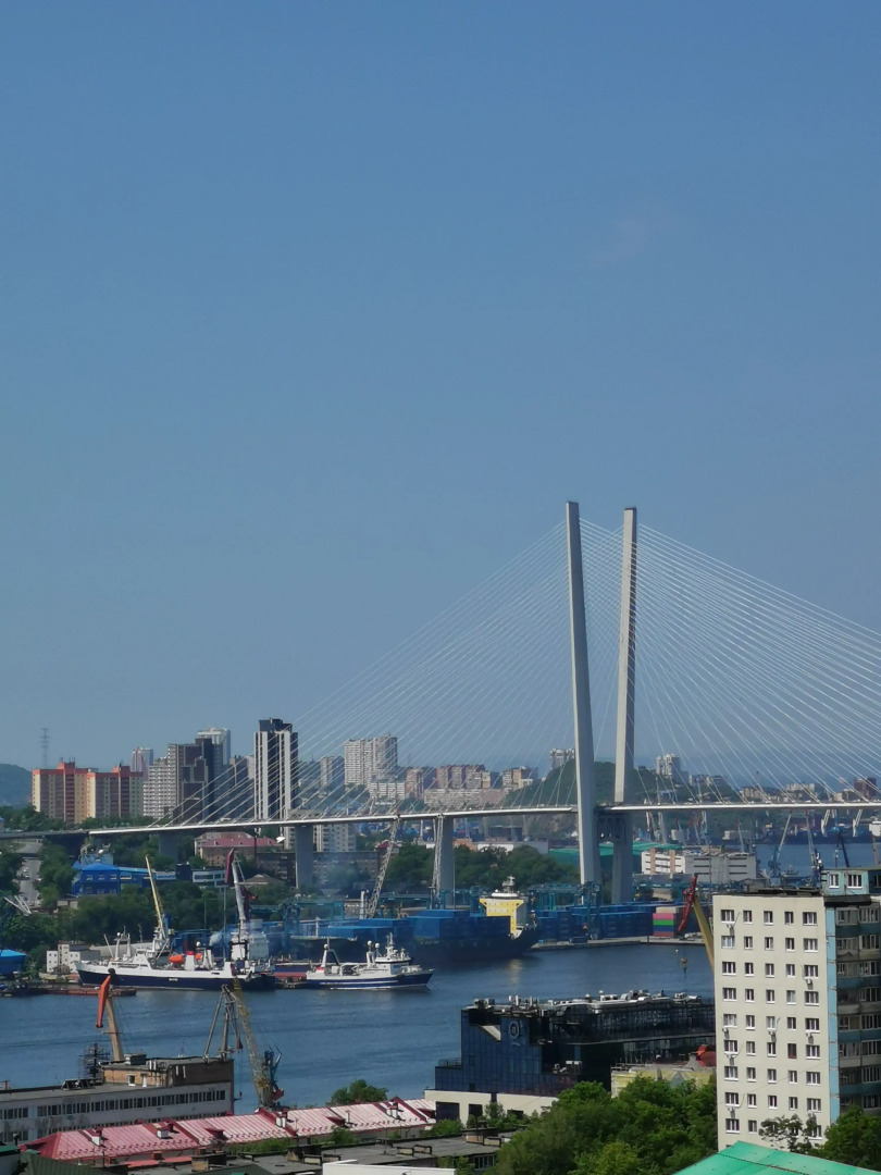 Квартира с видом на Золотой мост возле центра