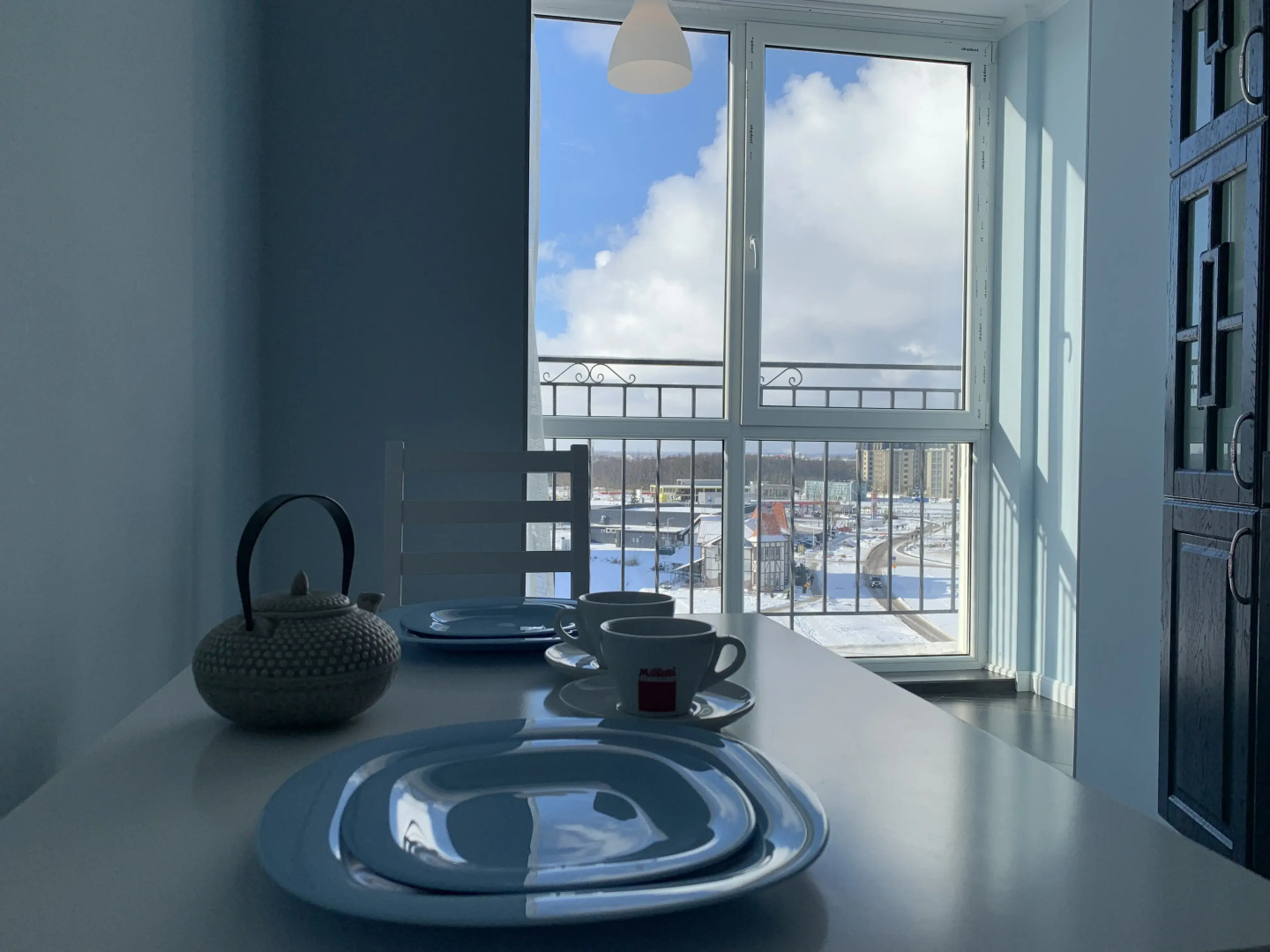 Апартаменты с видом на пруд