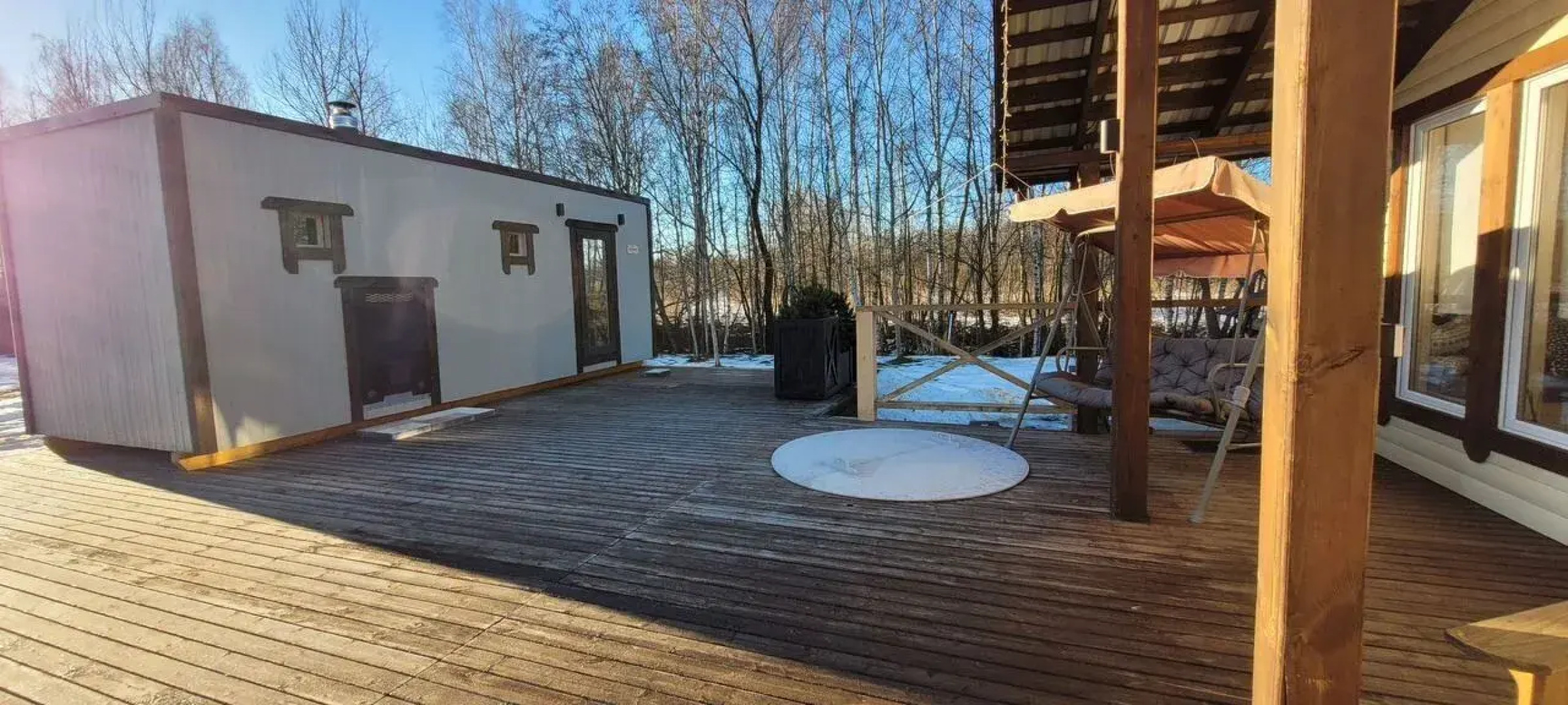 Гостевой дом Воздух с баней и с горячей купелью Фурако.