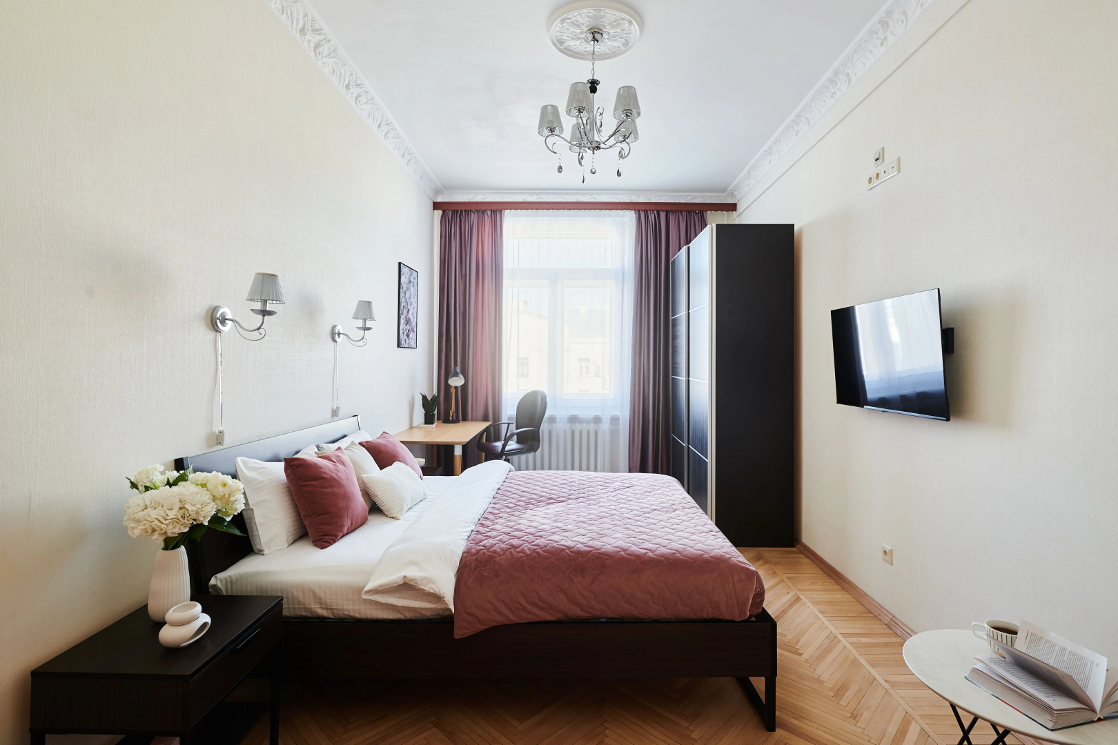 Квартира GM Apartments Трёхкомнатная с видом на Тверскую