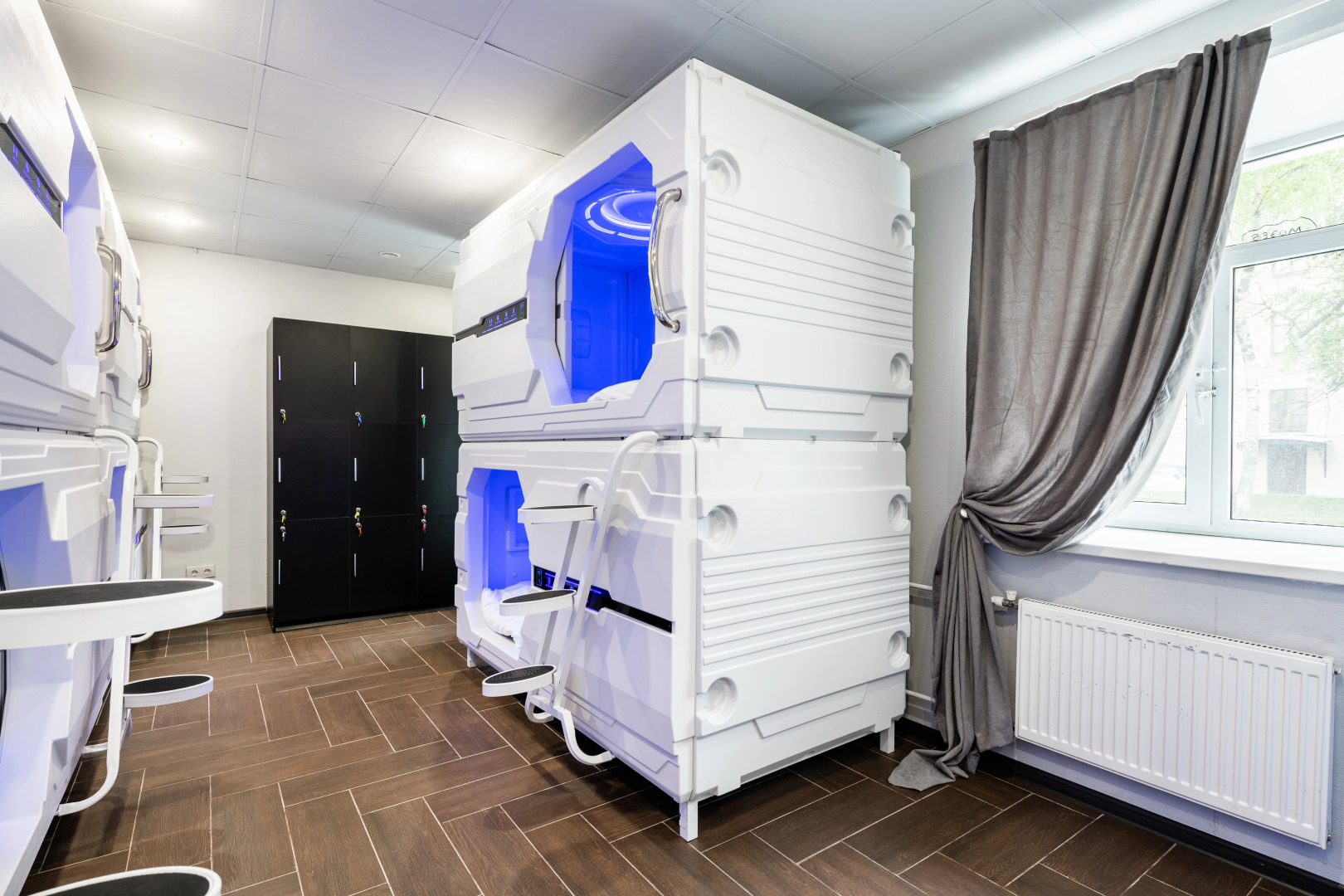 Отель капсульный Timelapse