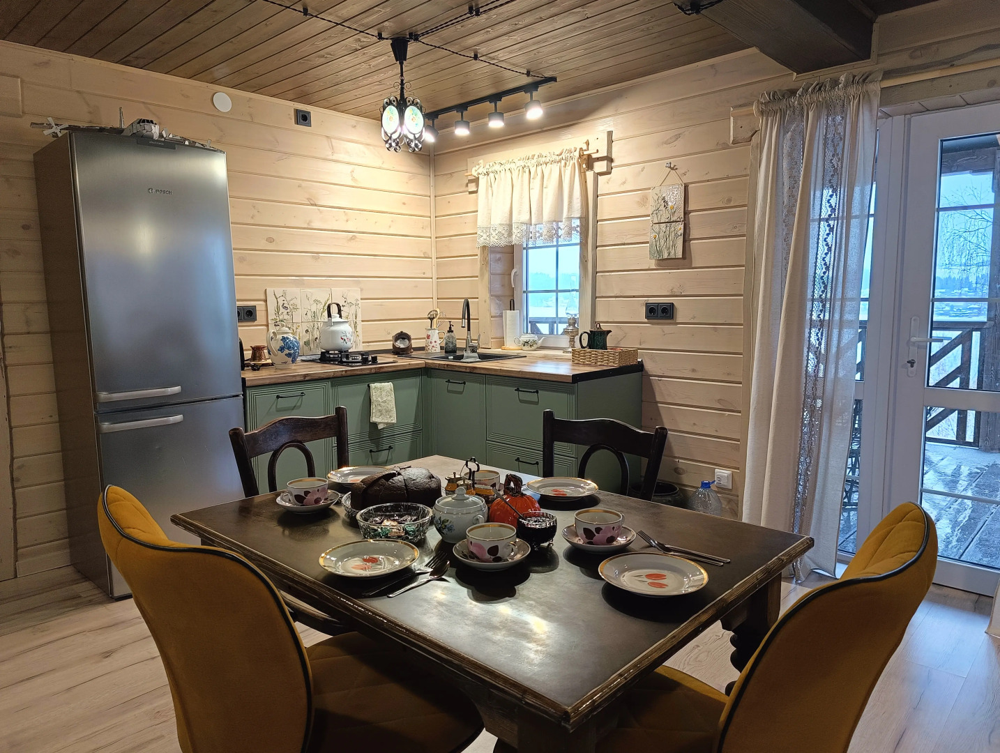 Частный дом Деревенский Домик с Прекрасным Видом