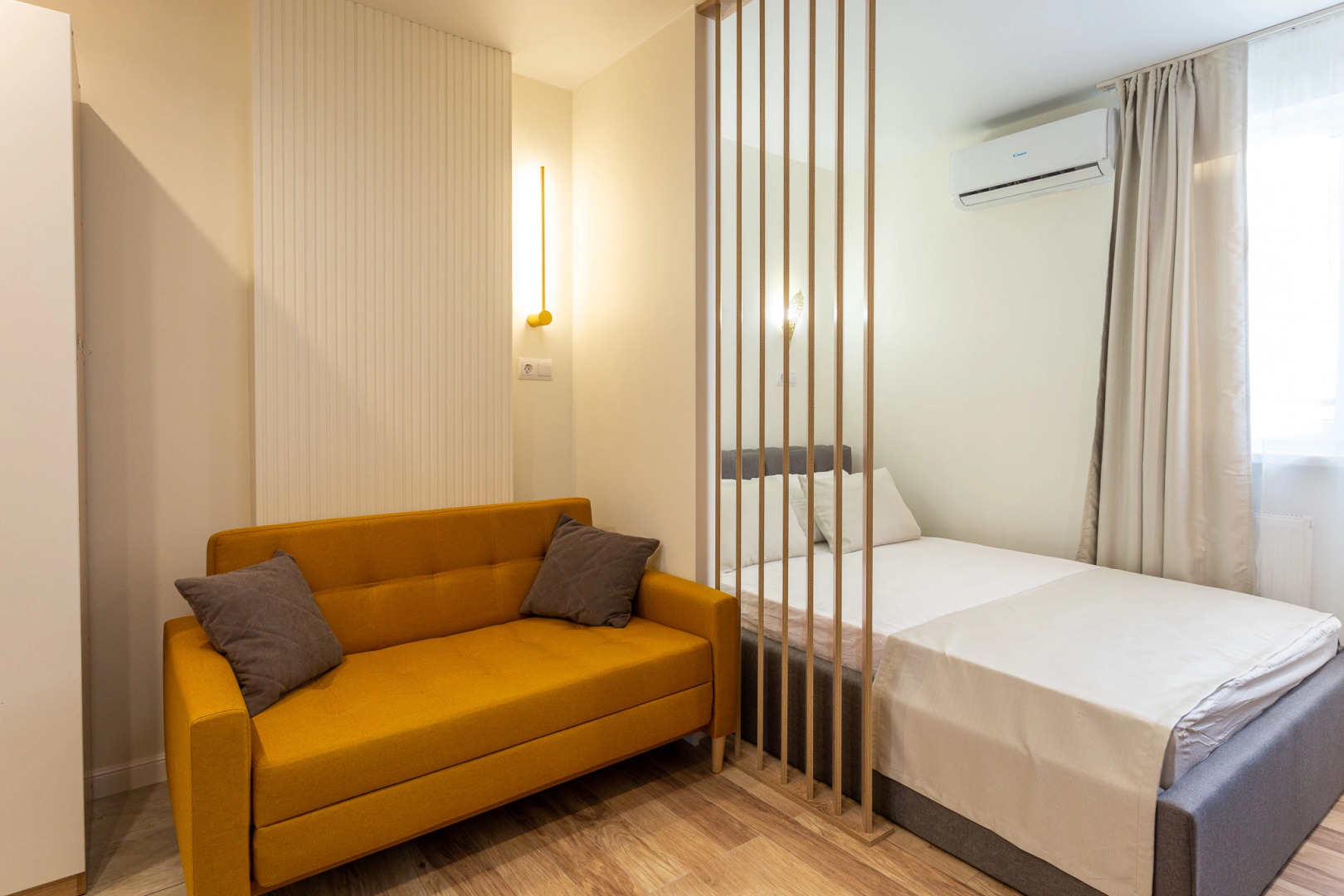 Апартаменты Морент с дизайнерским ремонтом в ЖК «Фрукты»