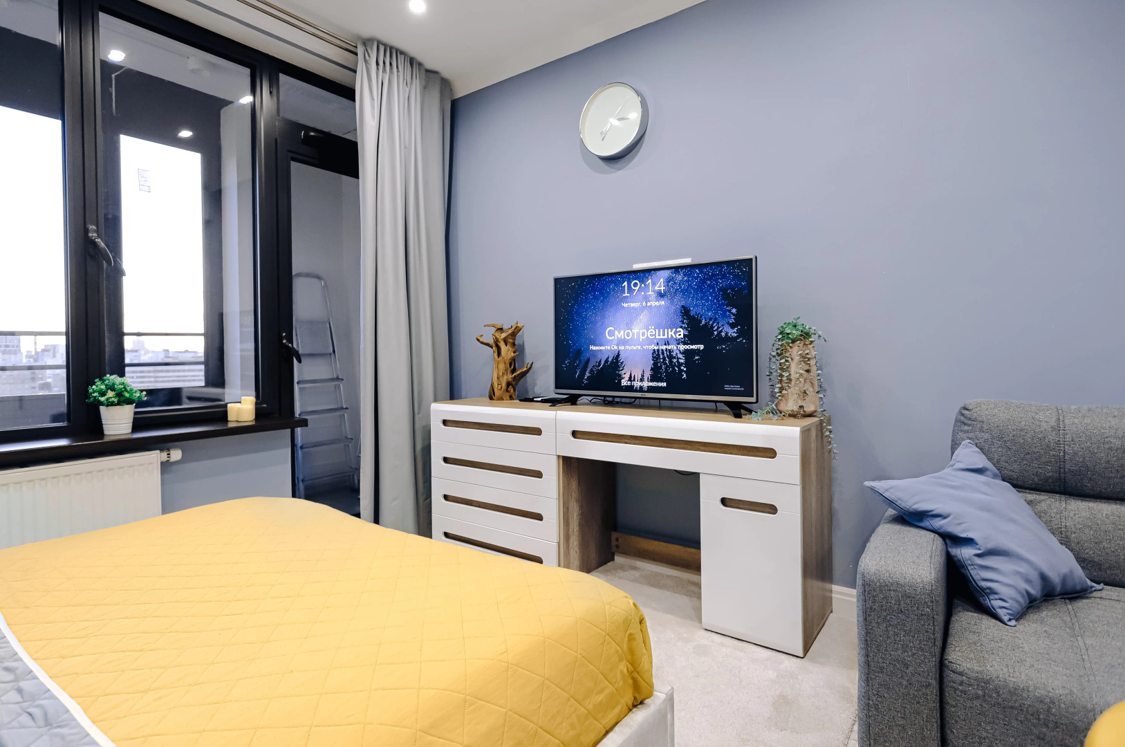 Апартаменты Lalapart Silver Lake с лоджией в ЖК Савеловский Сити