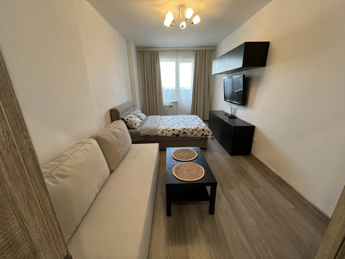 Квартира 1-комнатная на 21 Этаже, с Красивым Видом на Город