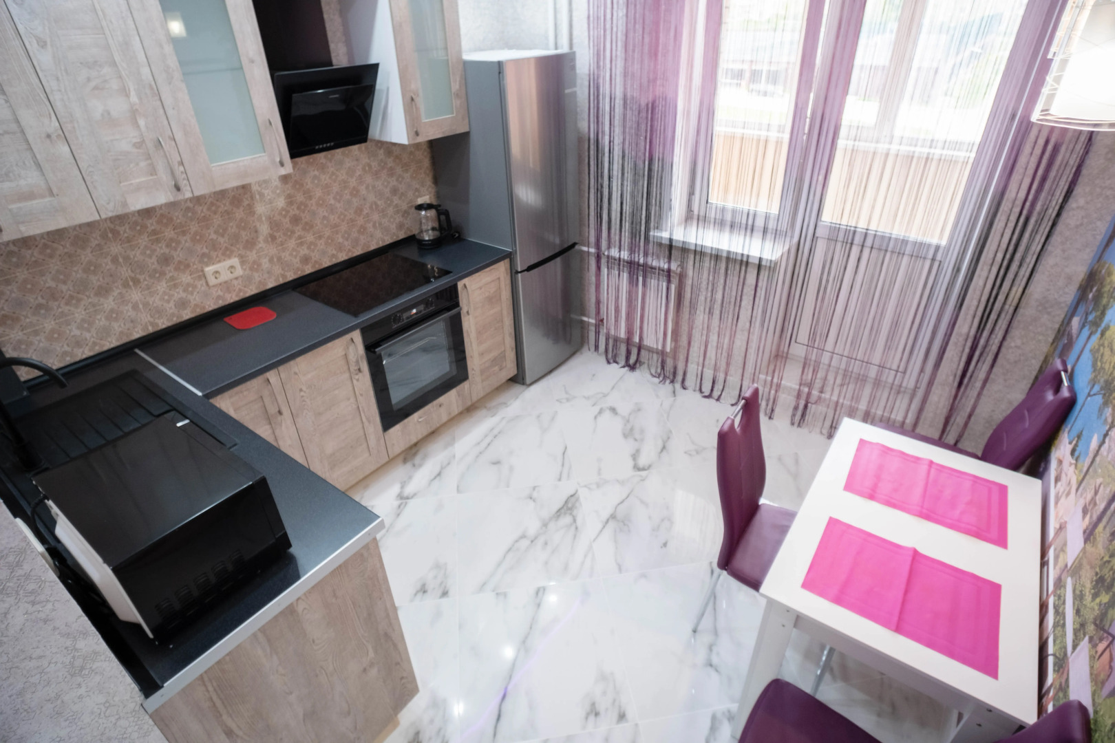 Апартаменты с уютным светлым ремонтом в новом доме