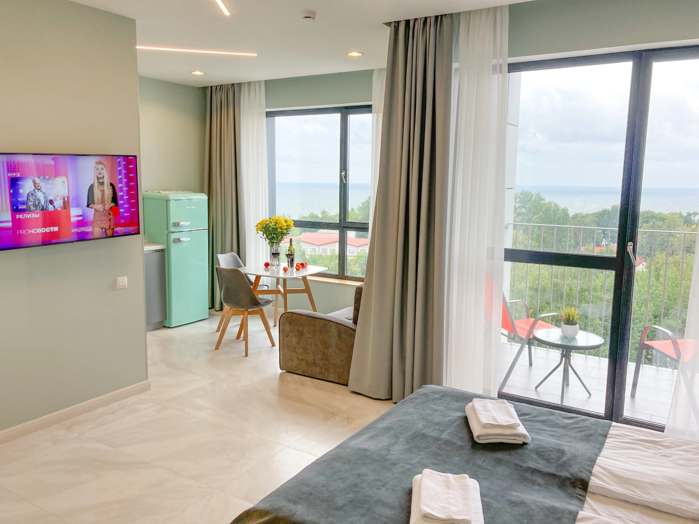 Апартаменты Sea Season 4 с Видом на Море
