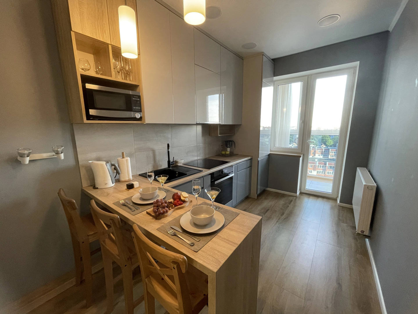 Квартира Стильный Apart с Панорамным Видом в Центре