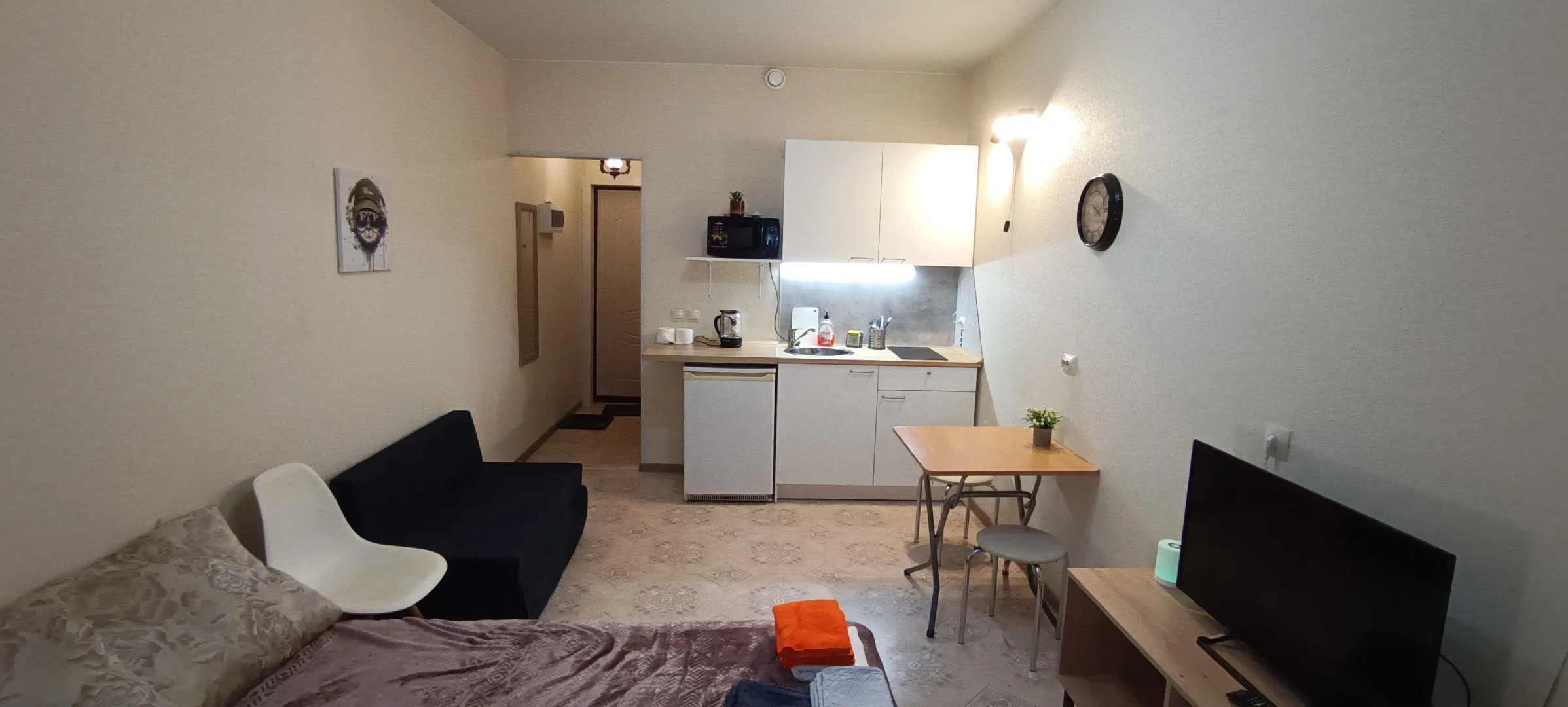 Квартира Студия на Охтинской аллее 8