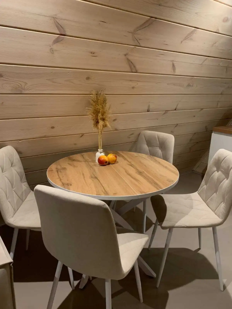 Частный дом с чаном на дровах в ЭКО дуб