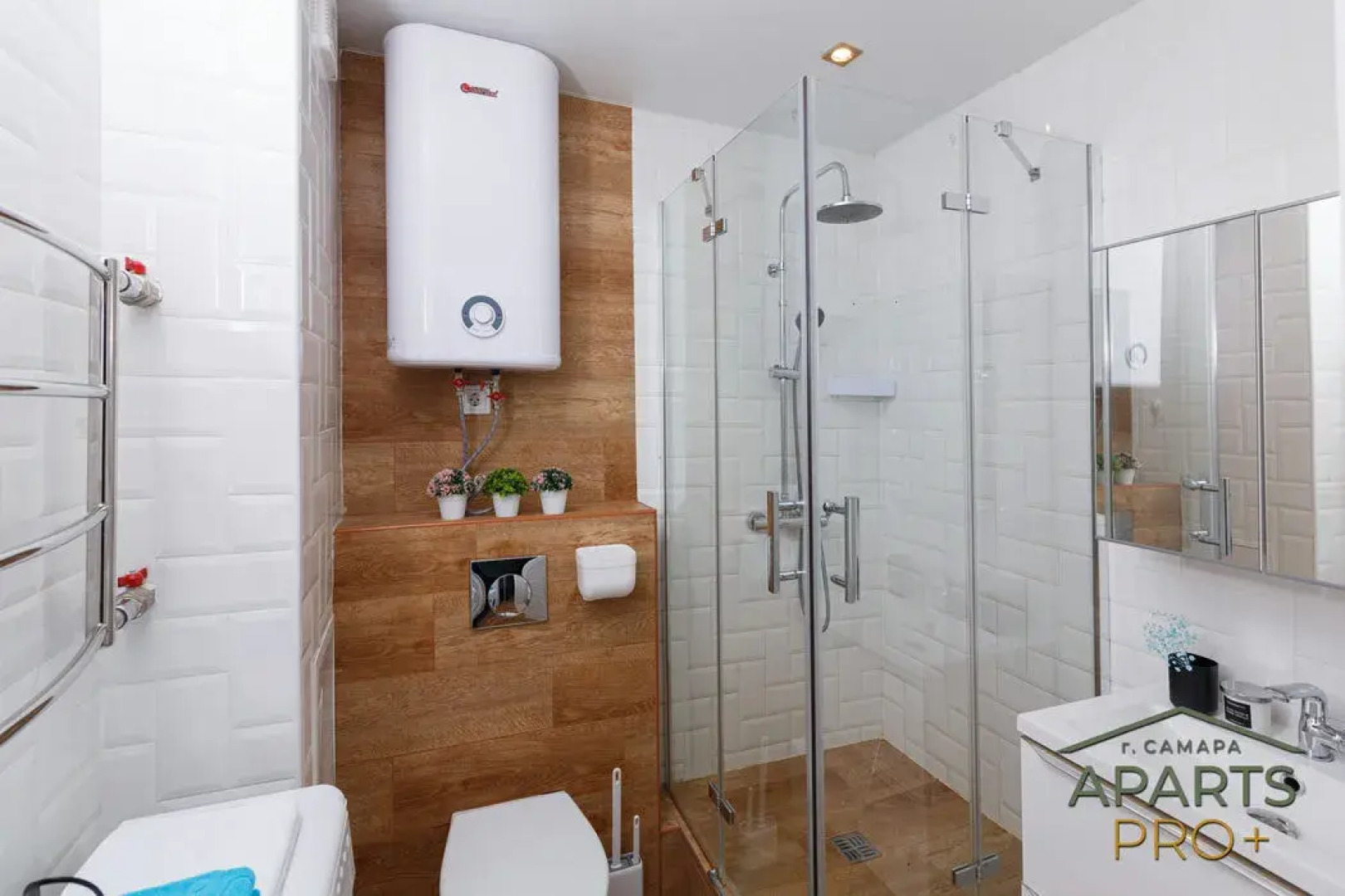 Квартира Aparts Pro Просторная 1-ком в Новом ЖК Сокол на 2 Этаже