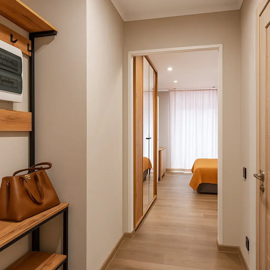 Апартаменты Светлая Студия Рядом с Метро Нижегородская