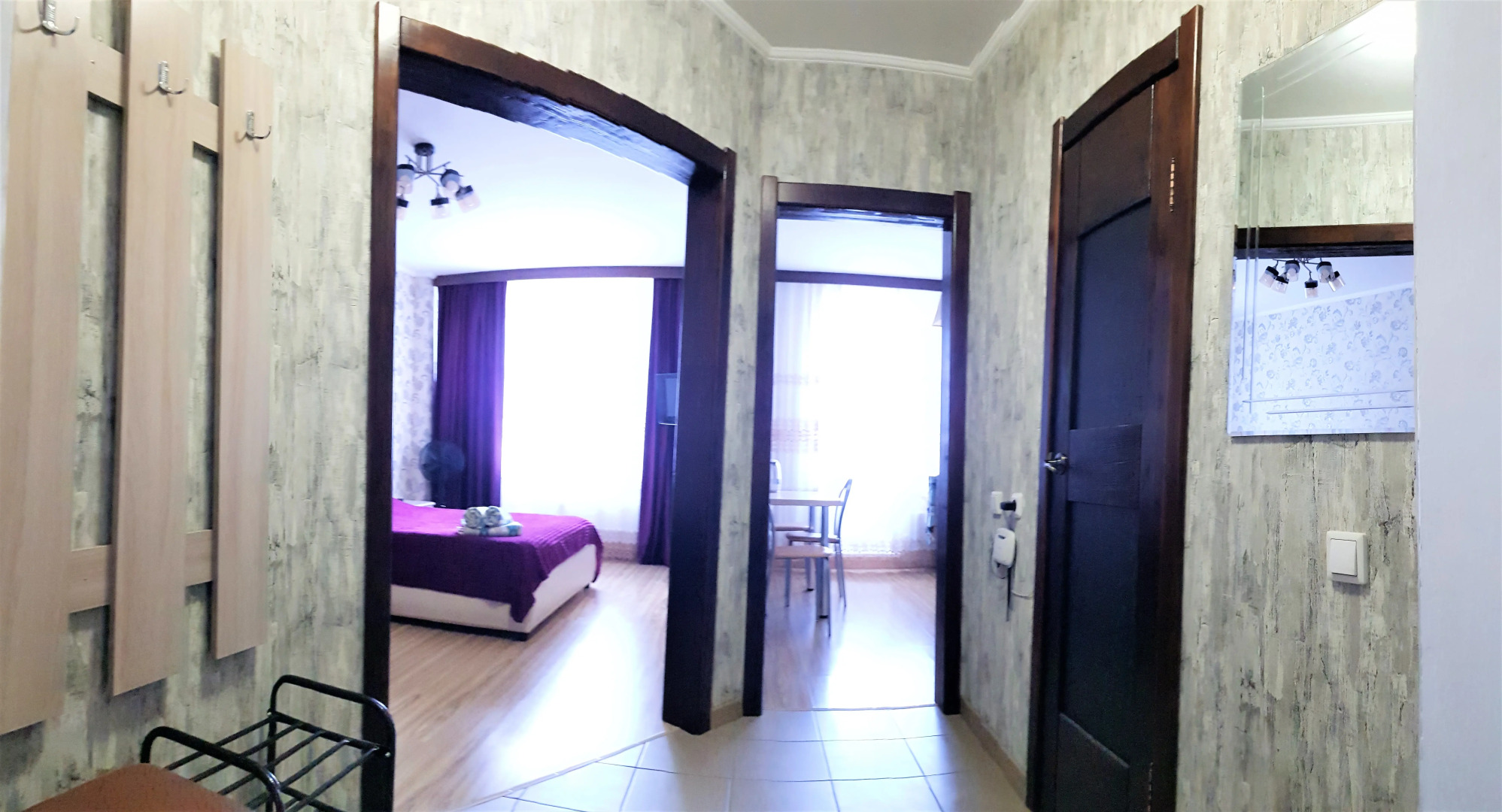 Апартаменты однокомнатные с одной спальней