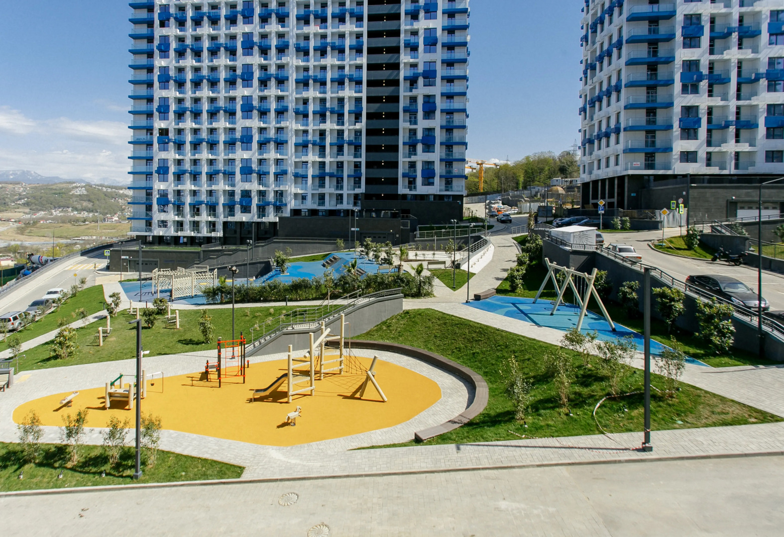 Апартаменты Студия ЖК Кислород с видом на горы