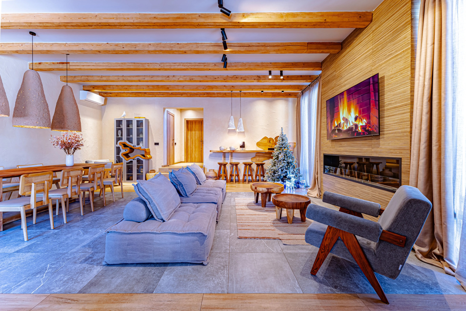 Коттедж Премиум Класса в Горах на 12 Гостей