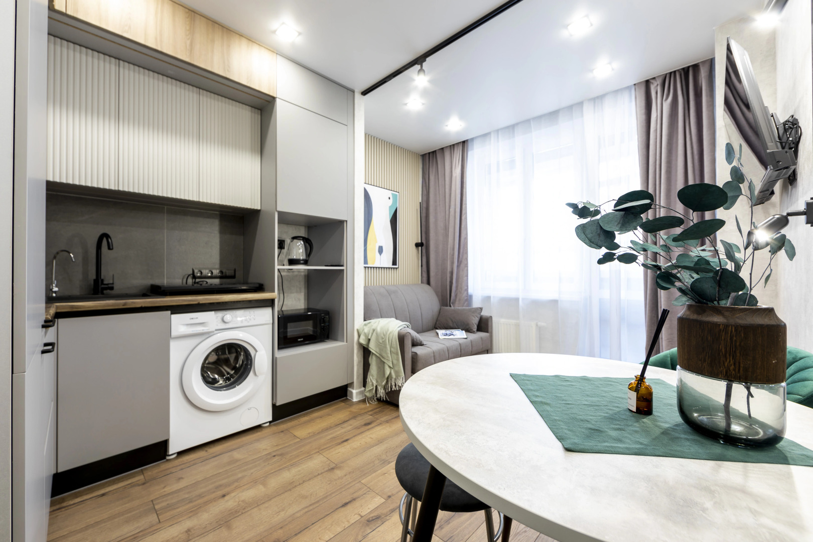 Апартаменты Эксклюзивная Евро Двушка у Аквапарка Лето Лето ВыДома