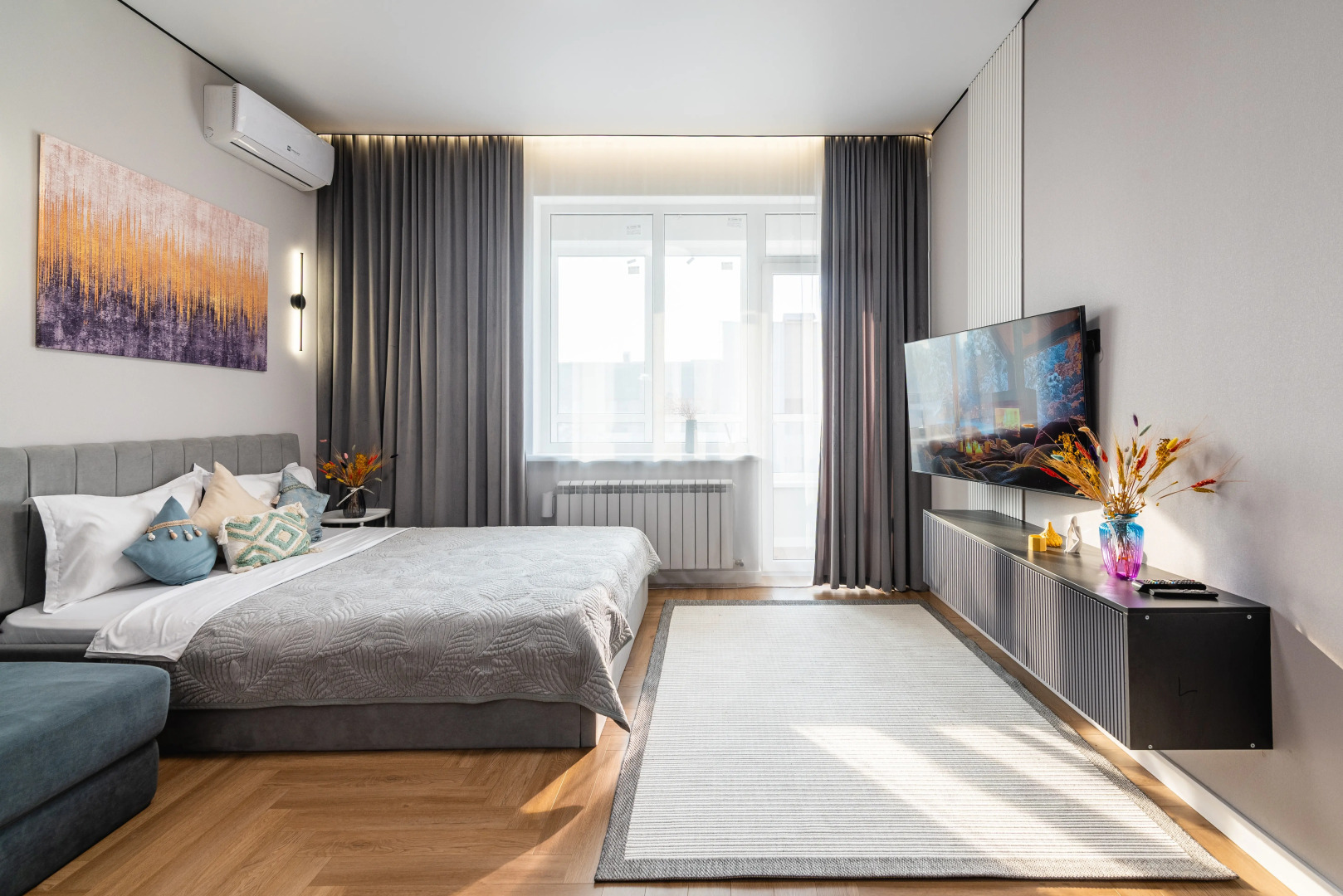 Апартаменты Стильная Квартира в Центре Алматы (114)