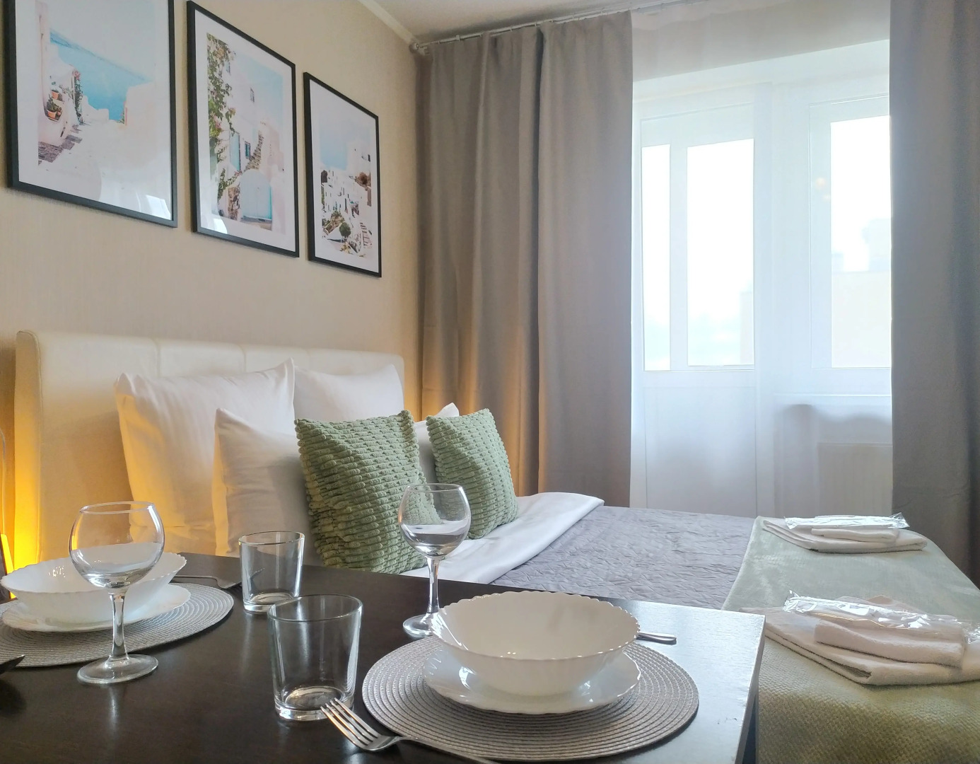 Квартира Видовая студия с панорамным балконом