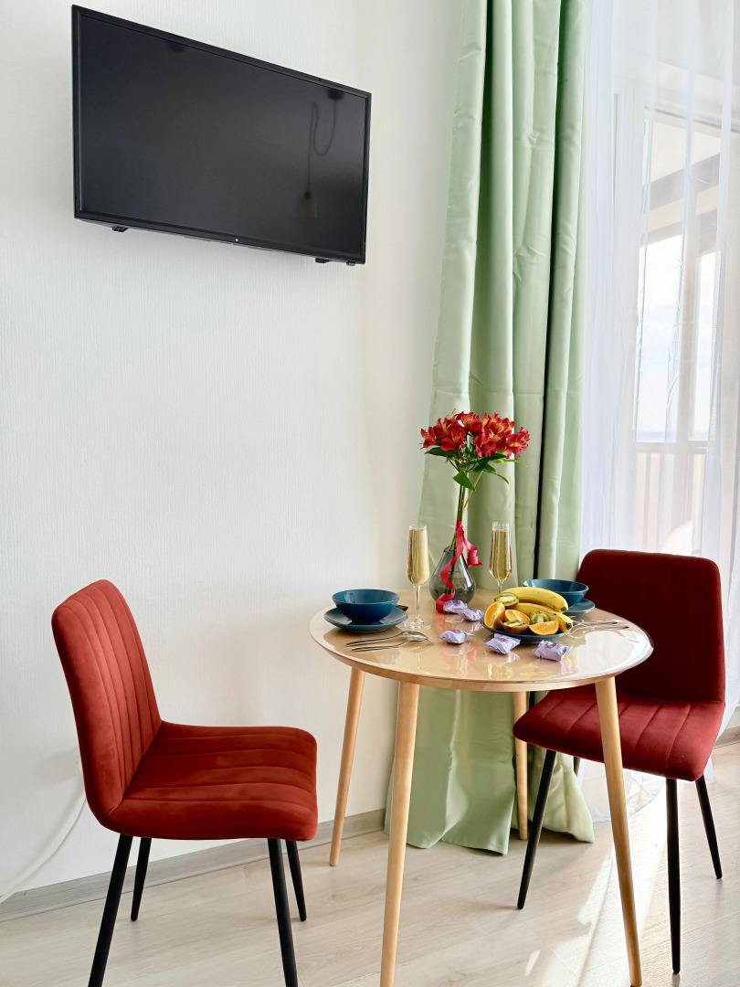 Квартира Новая студия Фисташка на Неве рядом с метро и разводным мостом