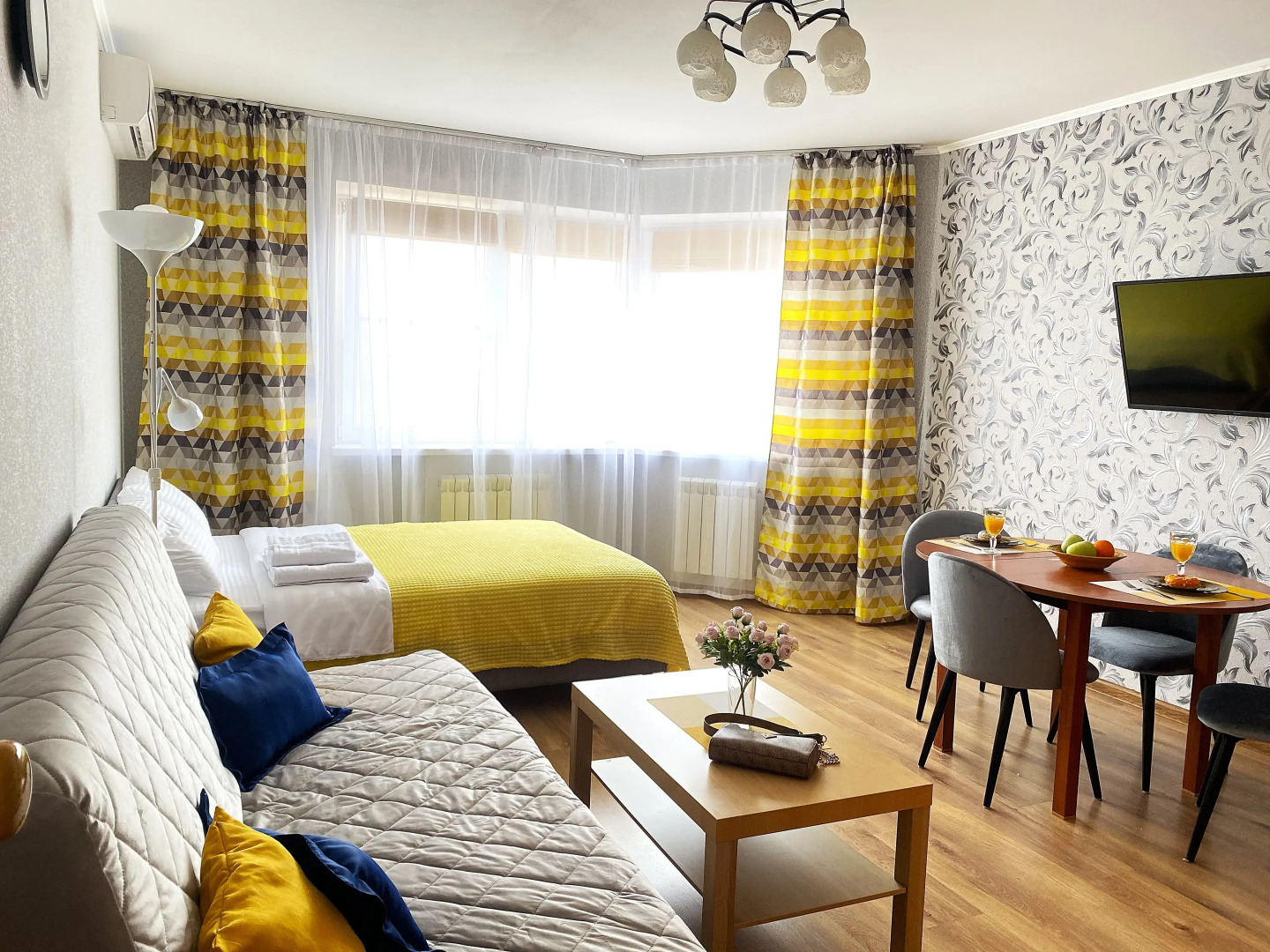 Квартира с Двумя Изолированными Спальнями в Центре Города на 6 гостей