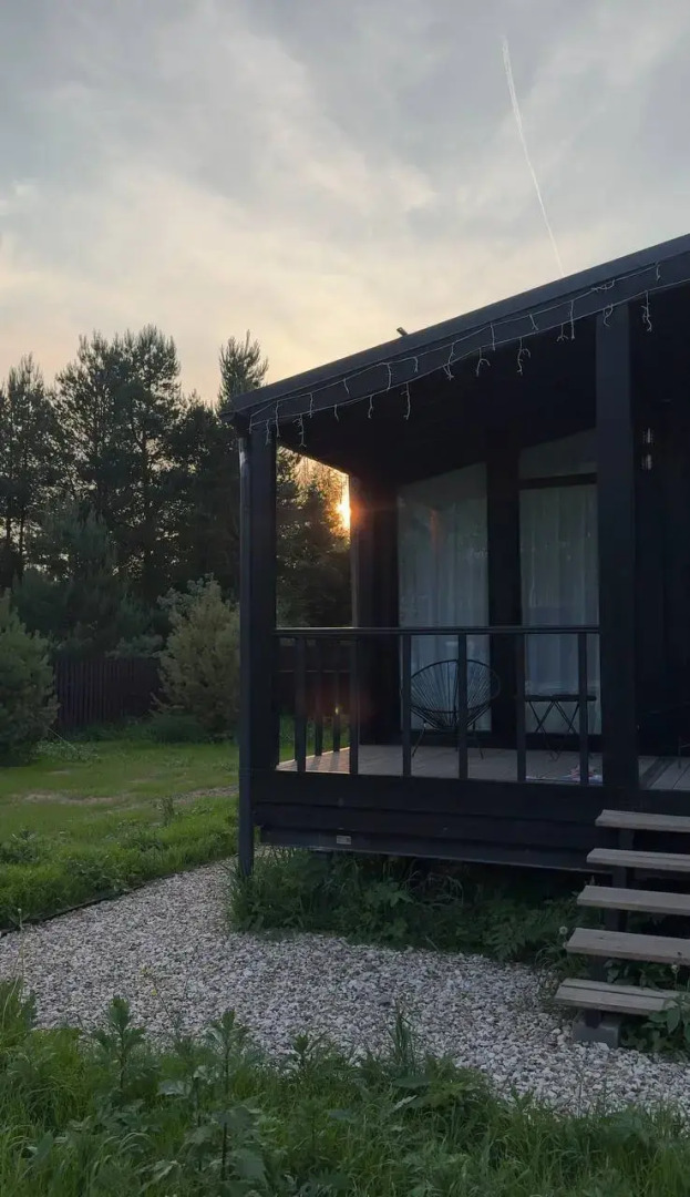 Частный Дом с камином, сауной и панорамными окнами