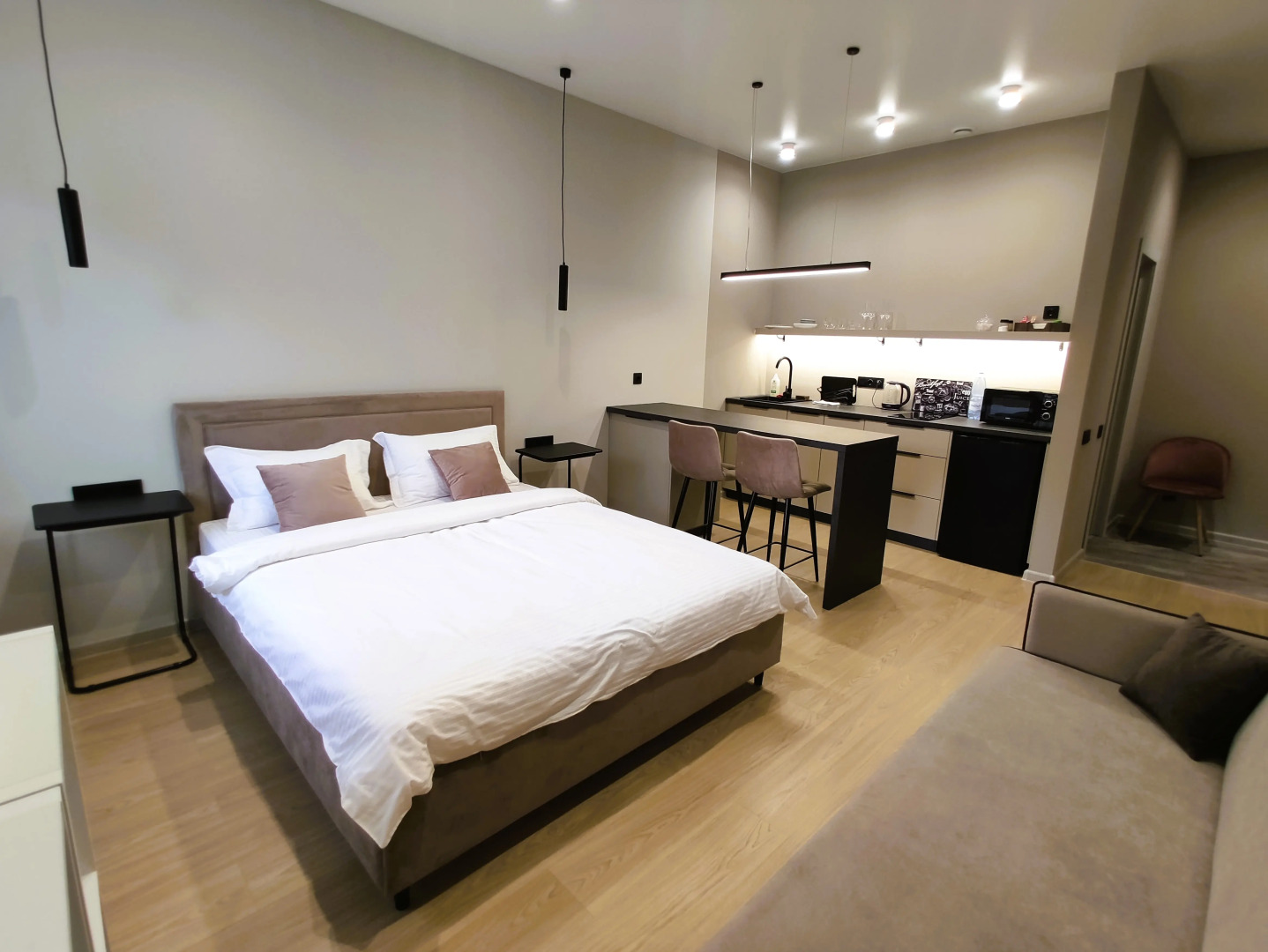 Квартира Студия 32м на Набережной Кабана