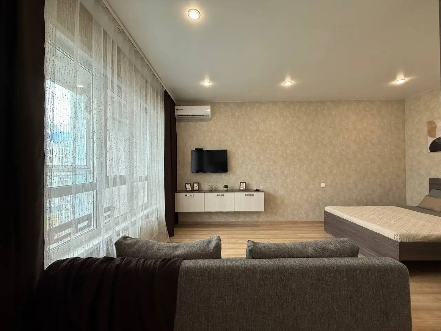 Квартира Новая Студия Рядом с Аквапарком