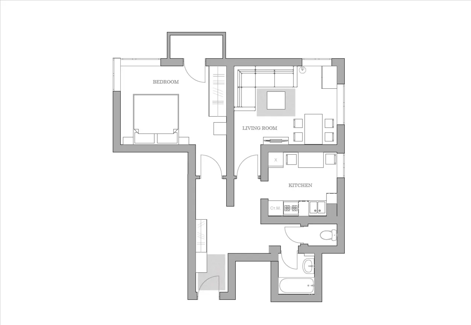 Квартира GM Apartments в 2х шагах от Красной Площади
