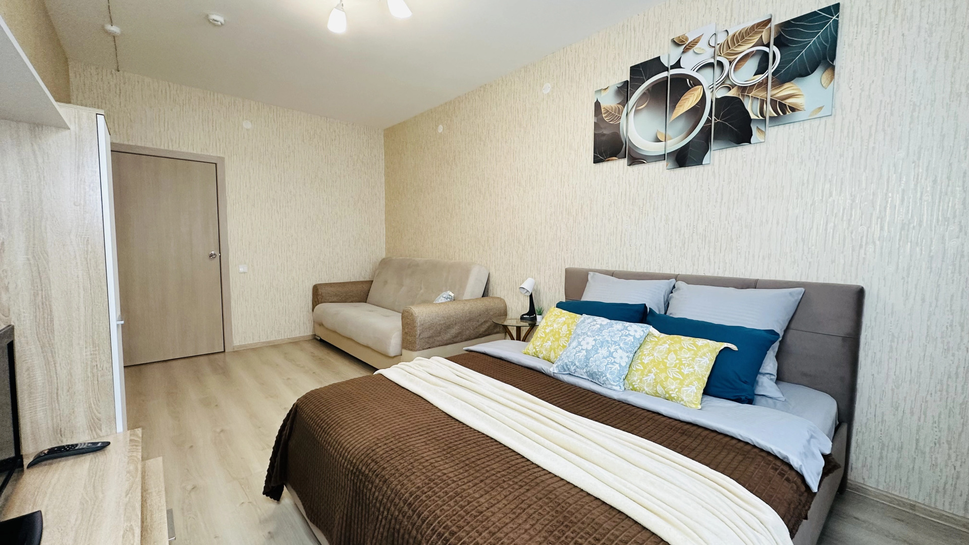 Квартира Уютная Евро-двухкомнатная в ЖК Гулливер