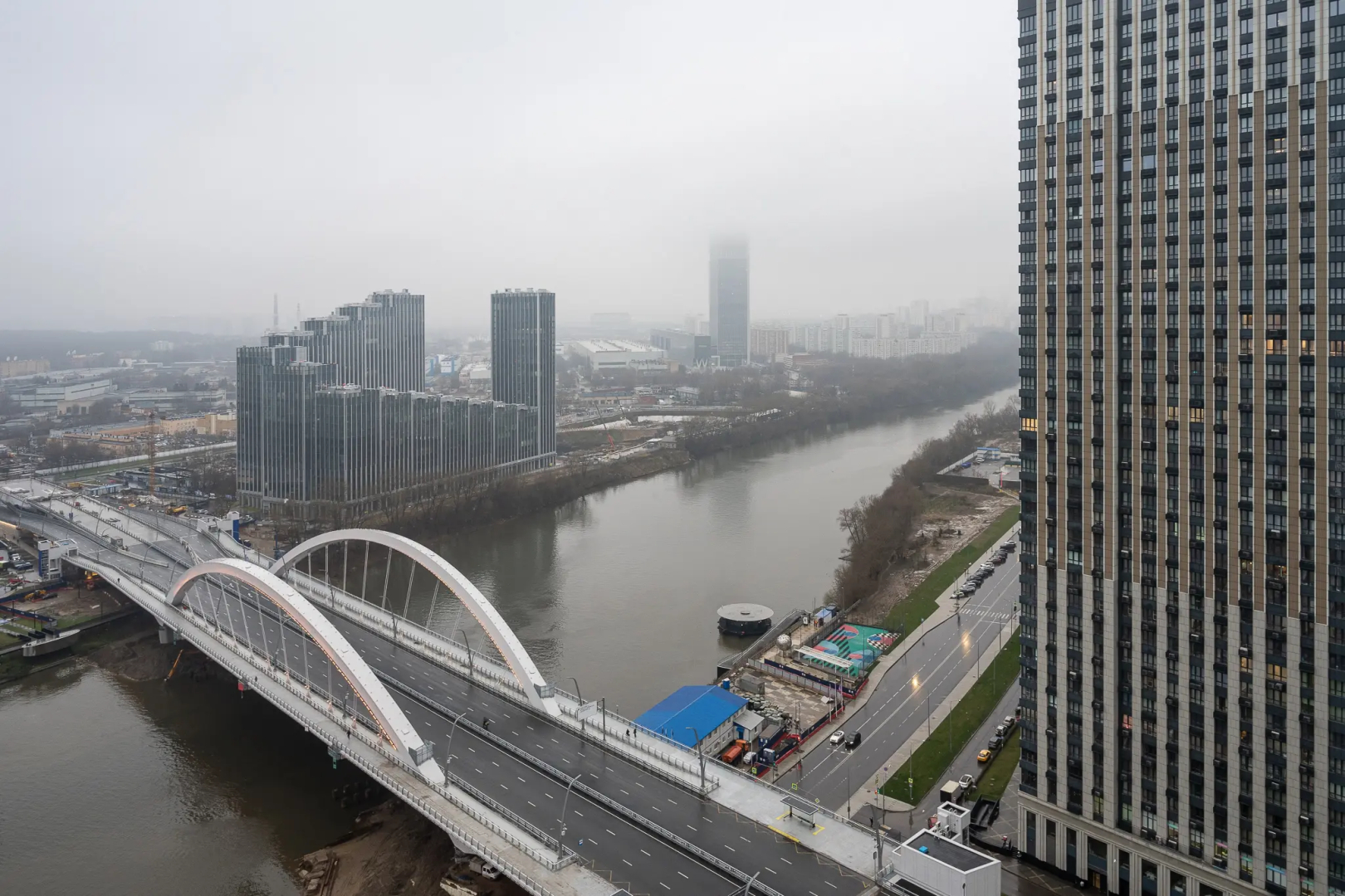 Апартаменты возле Москва-сити с Красивым Видом на Реку Москва