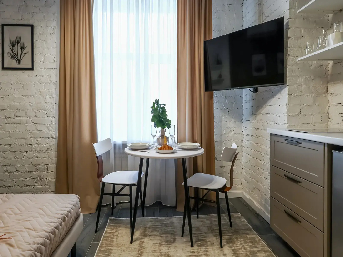 Квартира Двухместный дизайнерский люкс