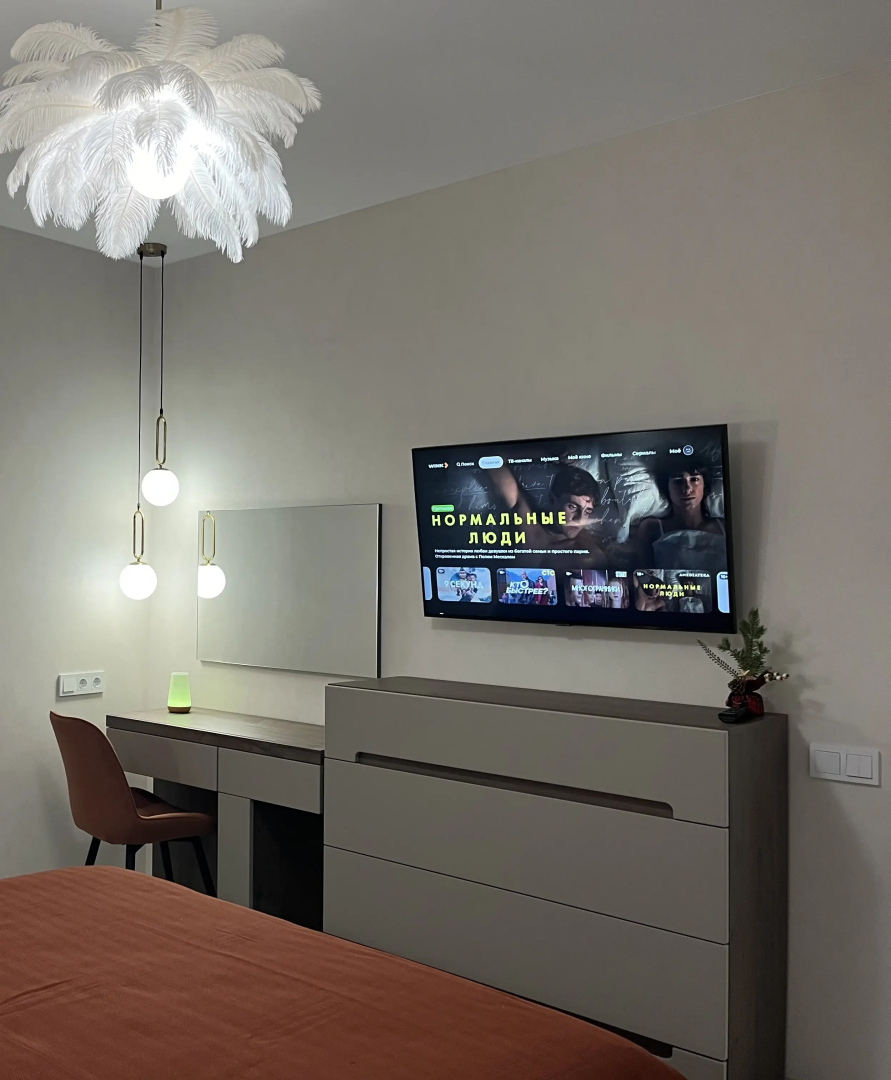 Квартира Парадайз LUX с камином в центре