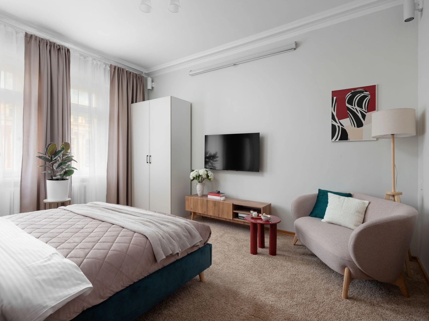 Квартира GM Apartments Стильные с видом на Красную площадь