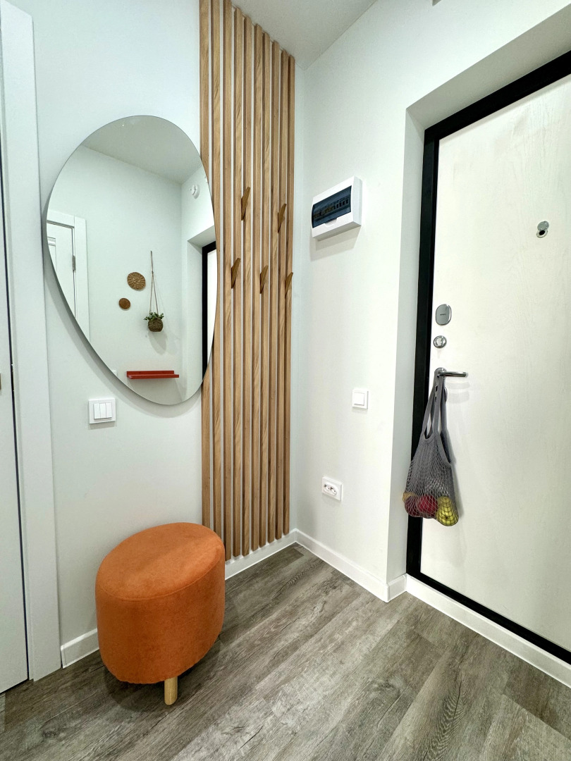 Квартира В скандинавском стиле с красивым видом на город для 4х гостей