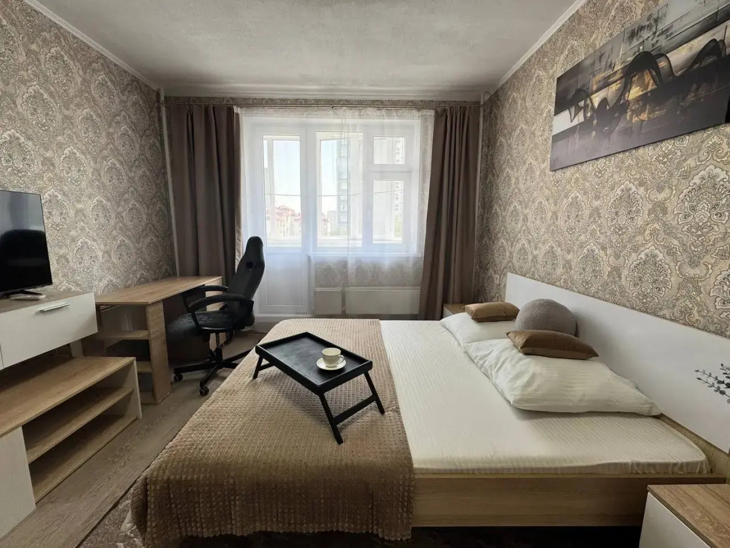 Апартаменты Уютные с балконом в центре города