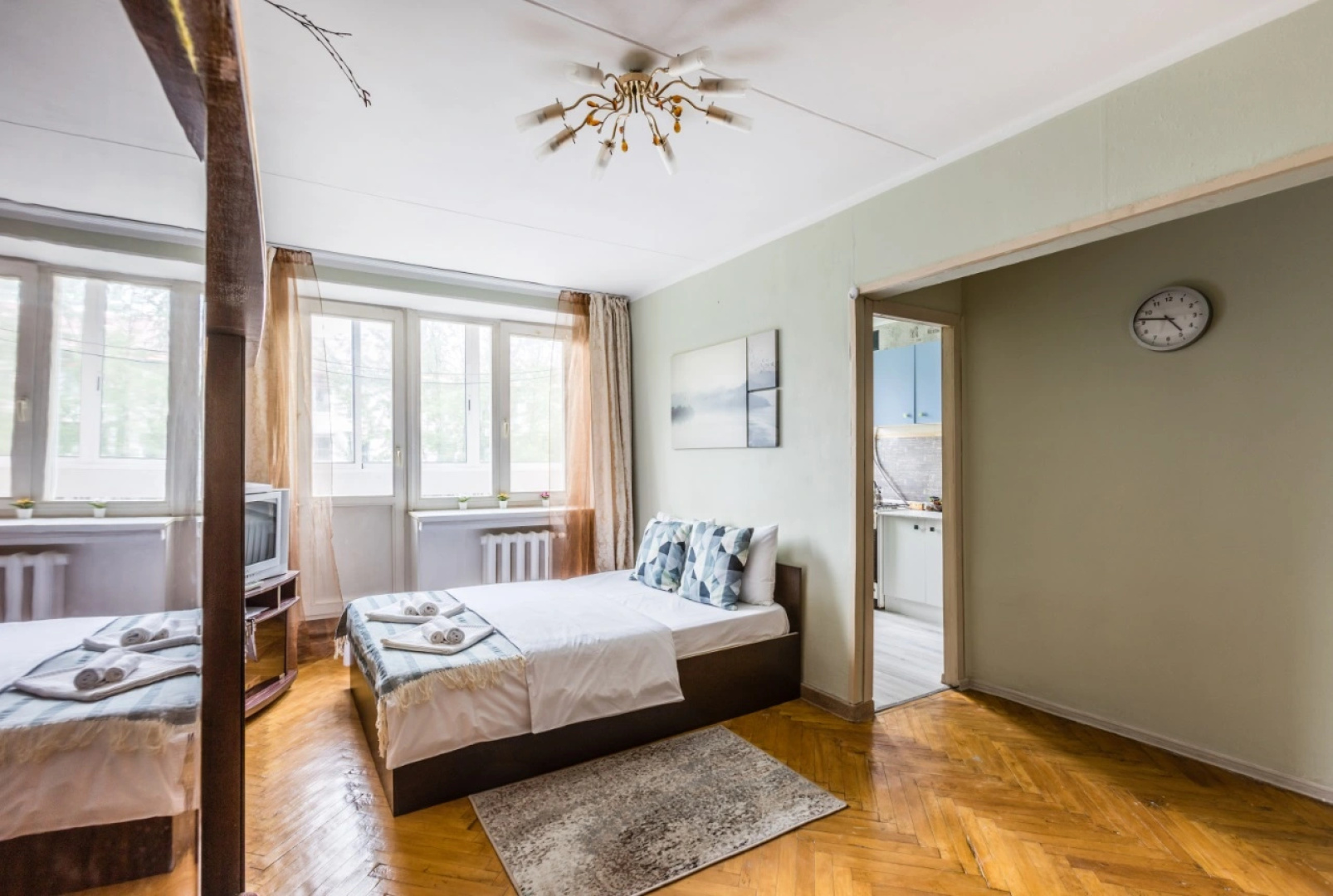 Апартаменты Чистая квартира Flats&Rooms 10 Vnukovo