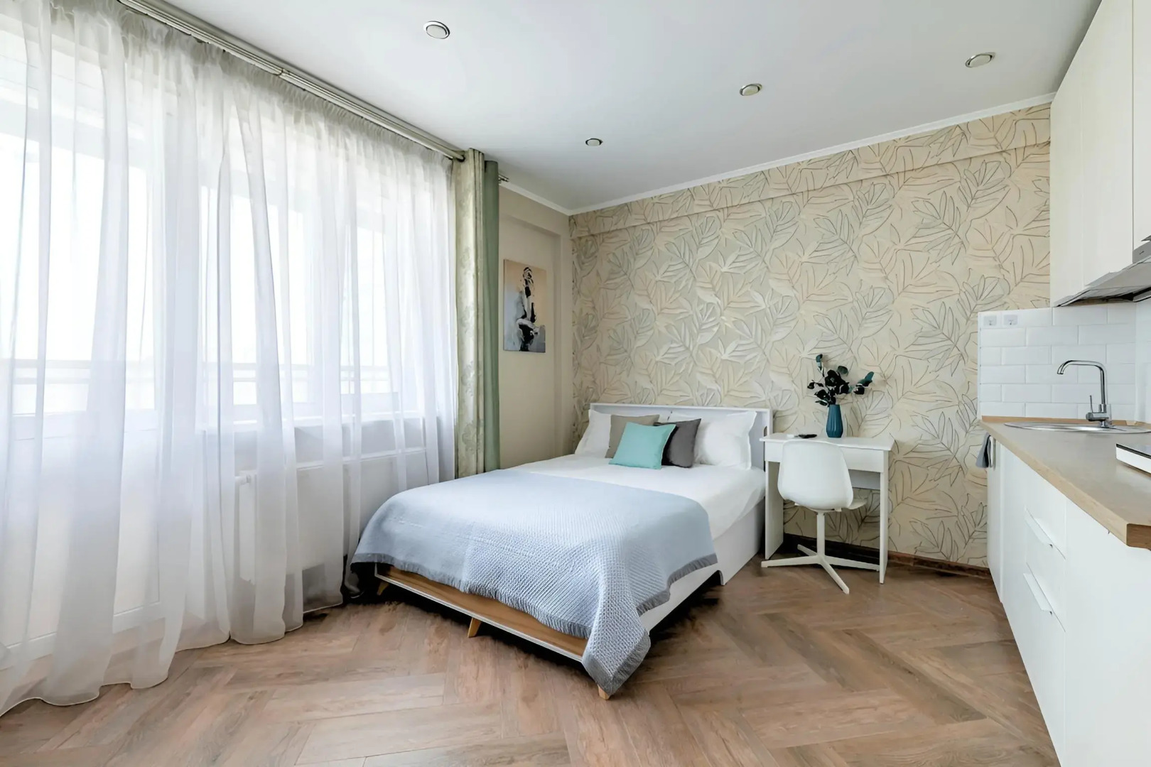 Квартира Уютная студия в центре Казани Green City