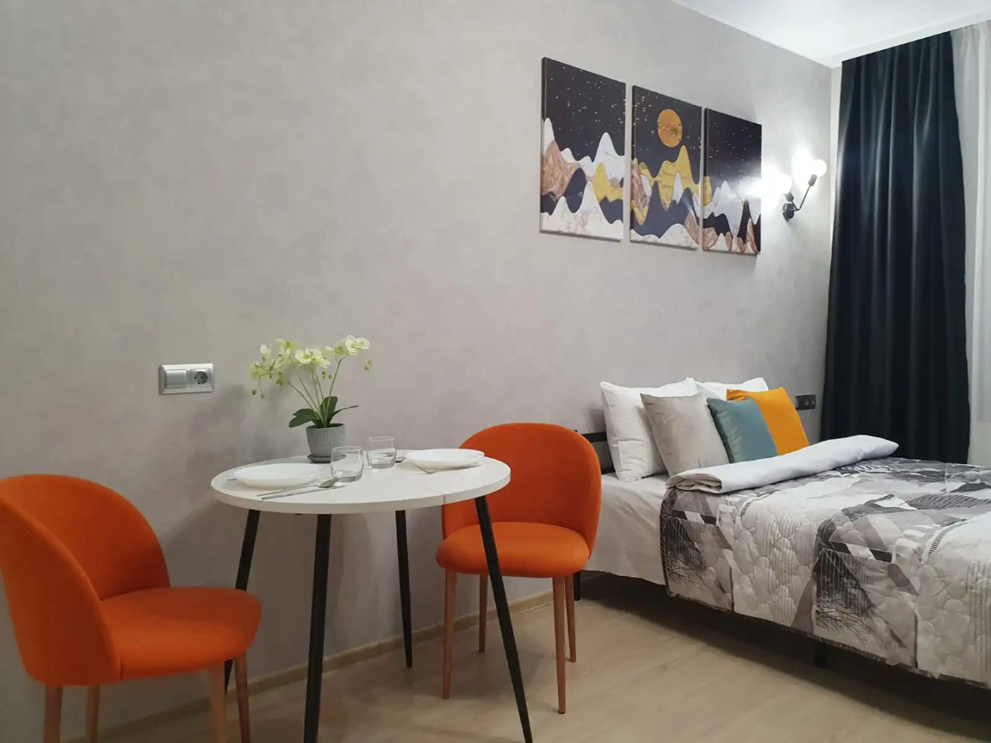 Стильная квартира-студия в Приморском районе