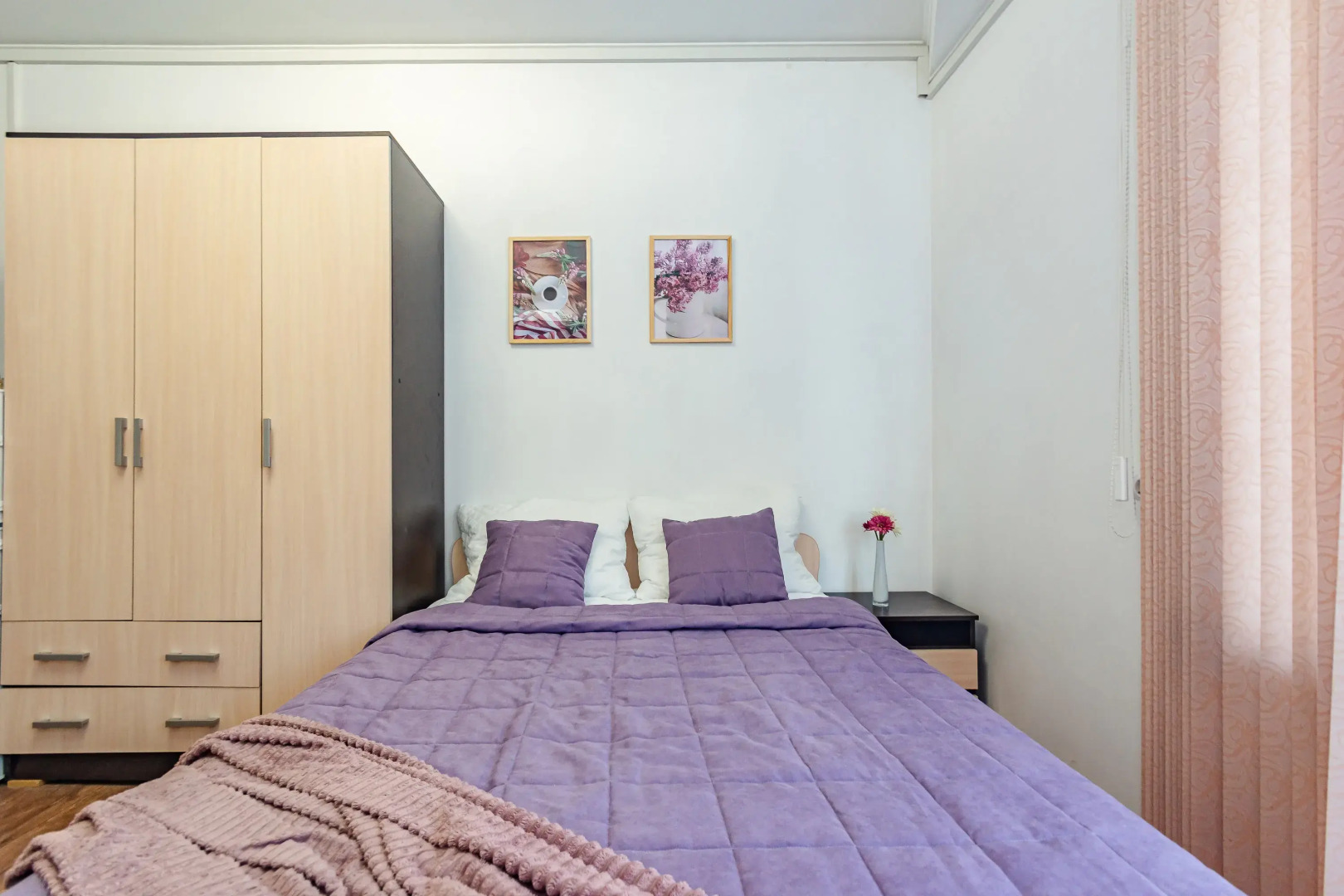 Апартаменты Уютная Студия с Двухместной Кроватью