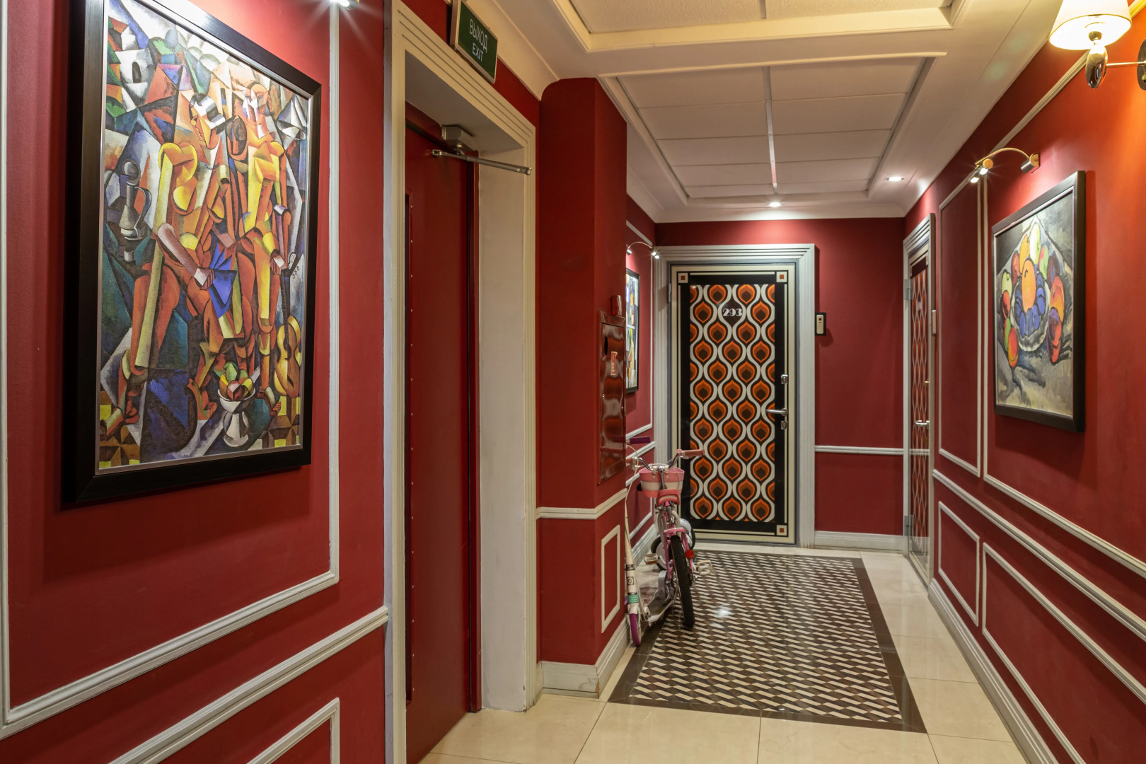 Квартира Moscow Deluxe Apartments Family Suite City View