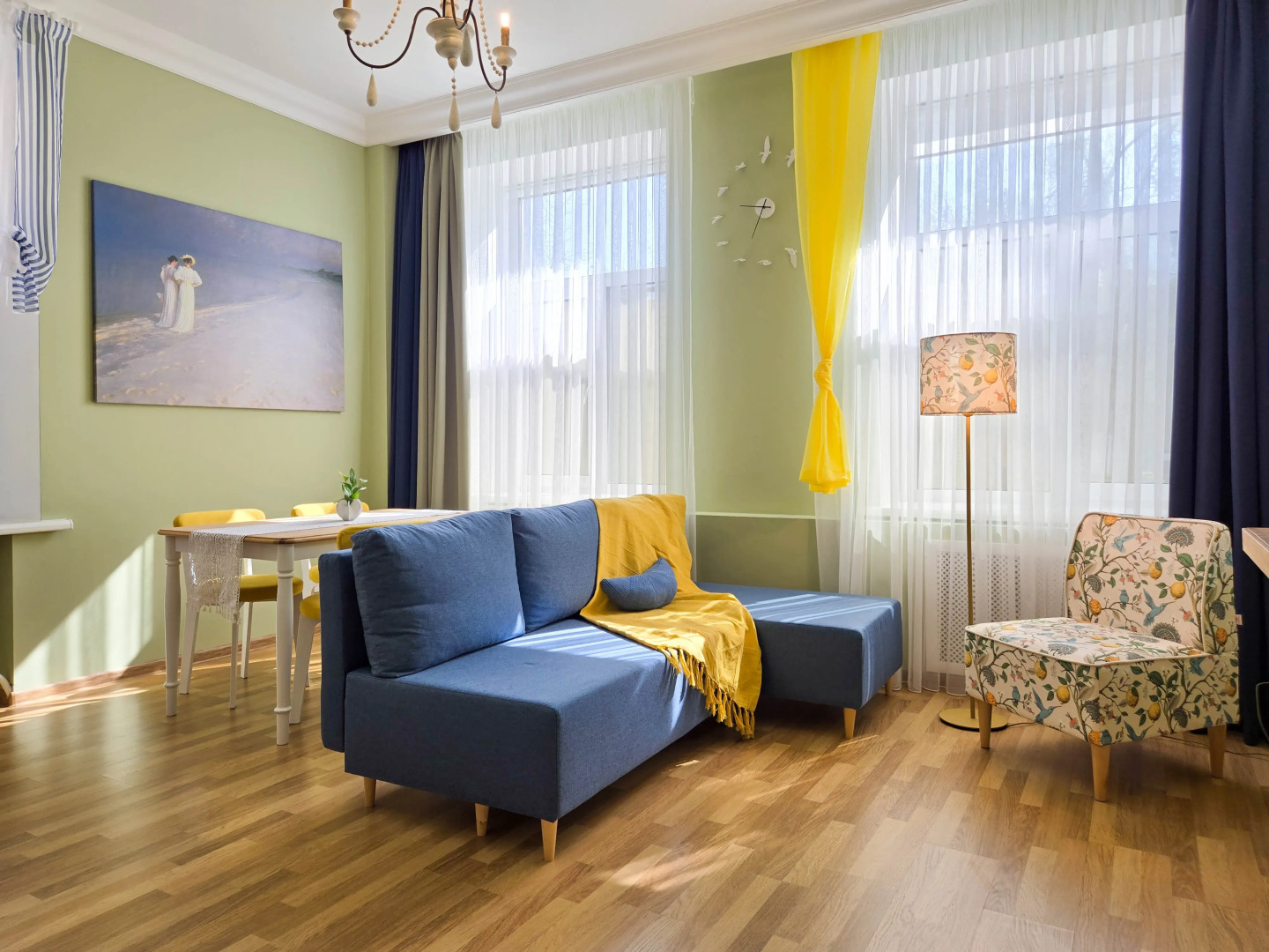 Апартаменты Двухкомнатные апартаменты в скандинавском стиле Сеть ЙоХоум