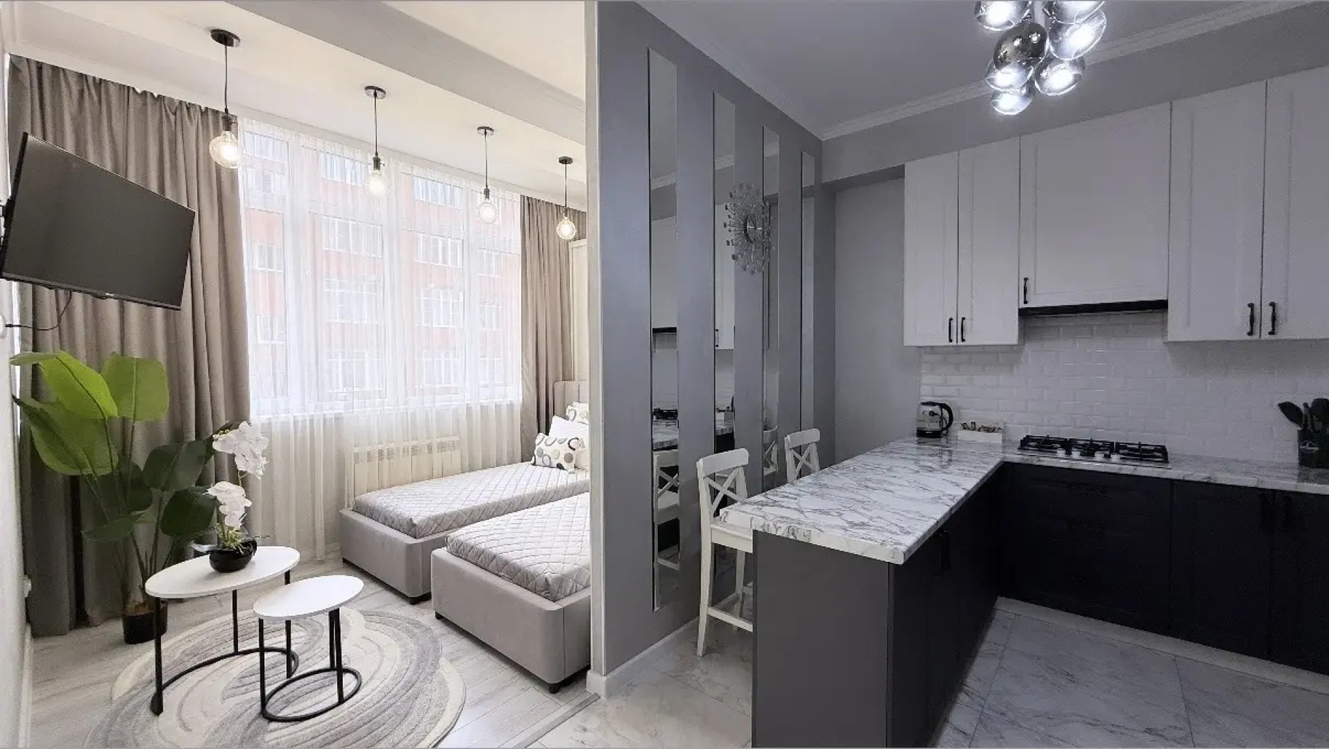 Апартаменты у нарзанной галереи напротив парка