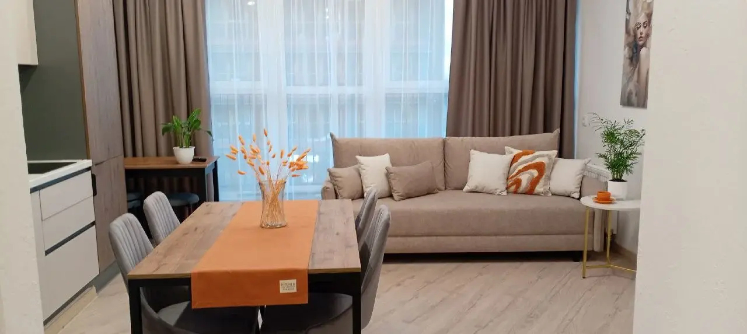 Квартира Новая евротрешка в ЖК Минск Мир с двумя отдельными спальнями