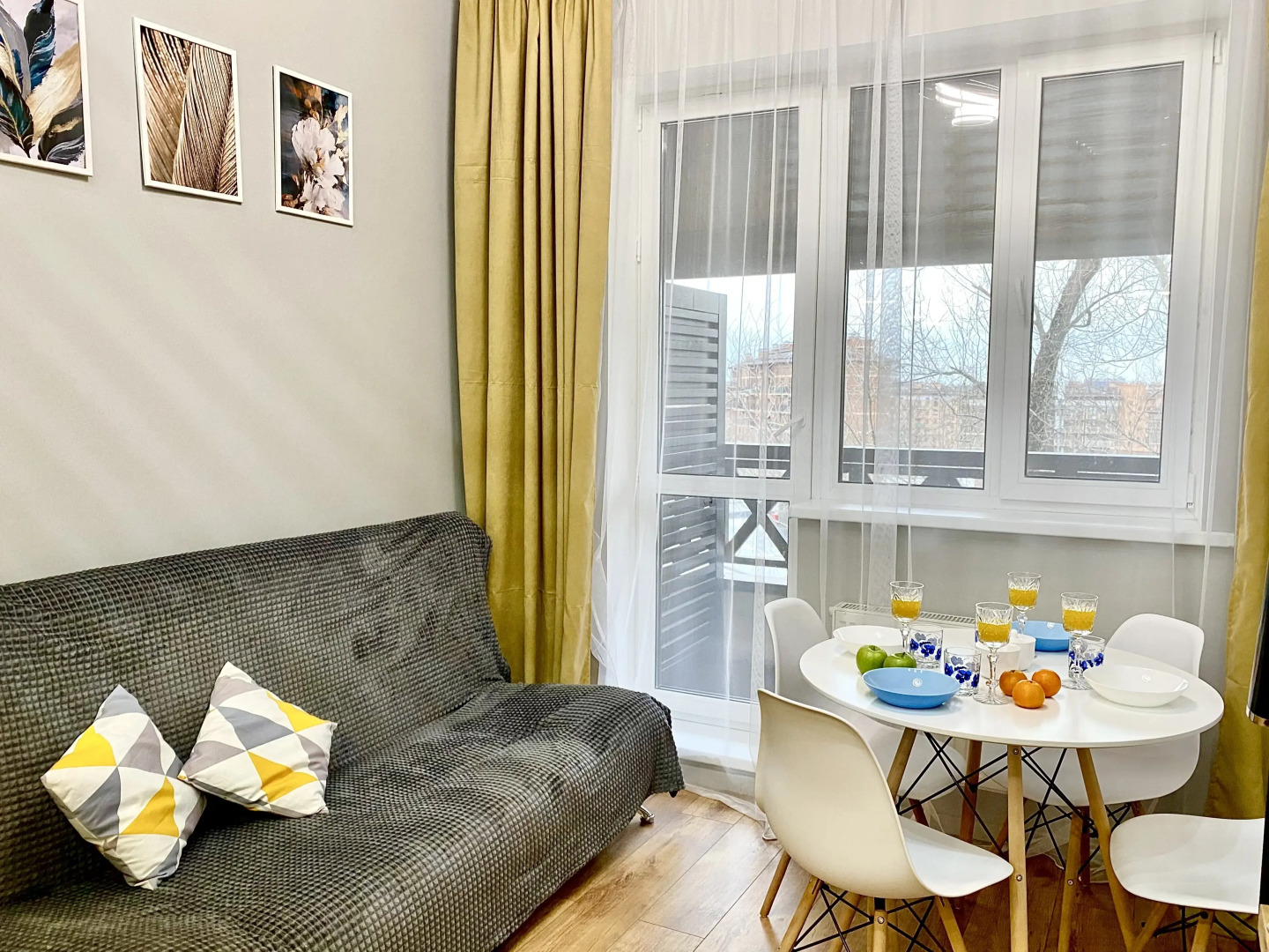 Апартаменты на 4х гостей с балконом вблизи аэропорта Шереметьево