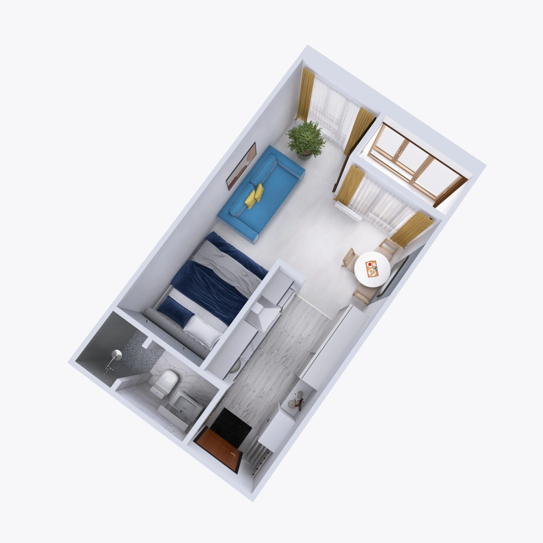 Апартаменты с видом на Москву 8