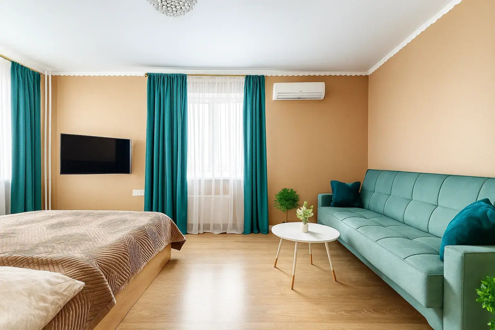 Квартира уютная с видом возле аквапарка и центра Казани от сети РусХаус 2