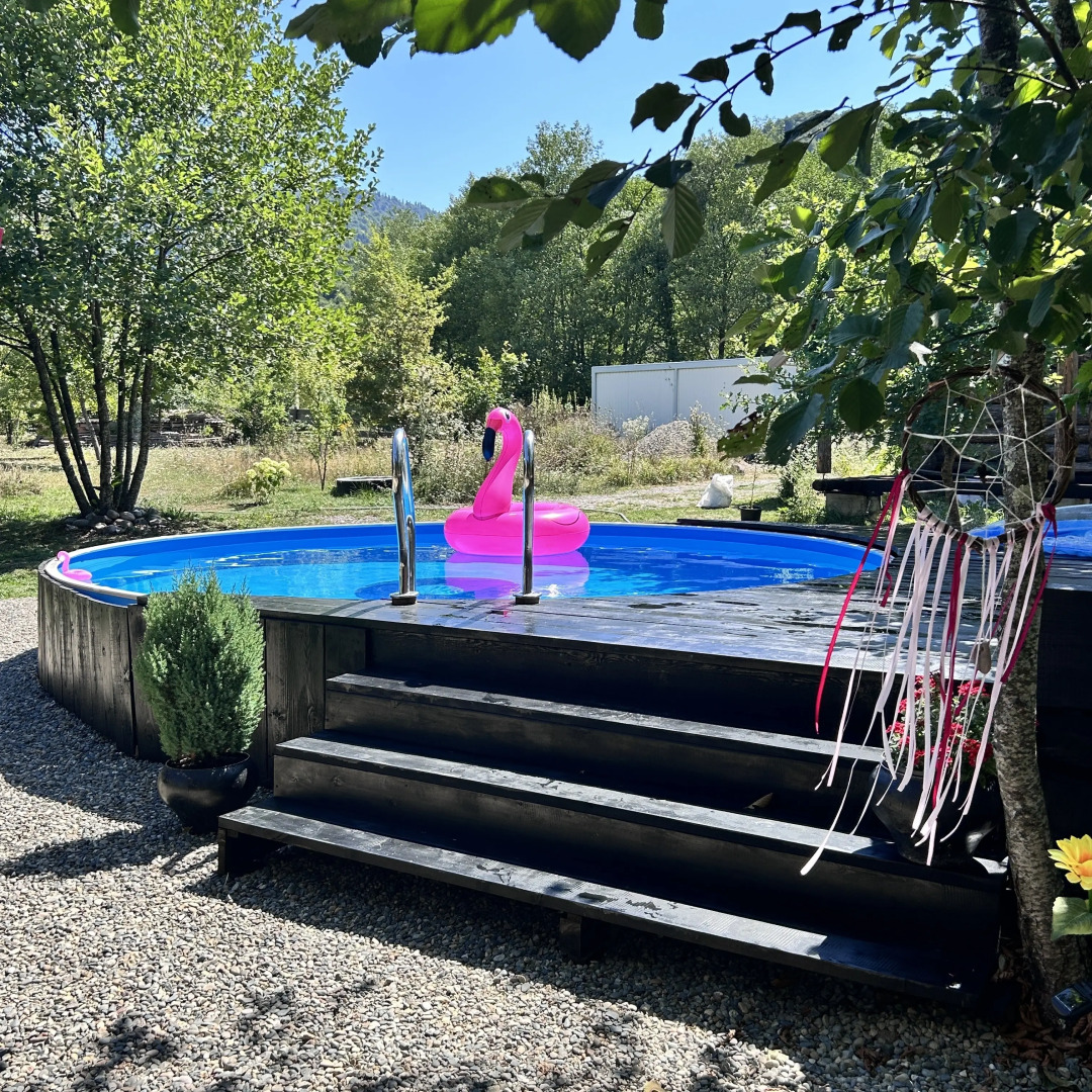 Частный Дом Баня с Собственной Террасой