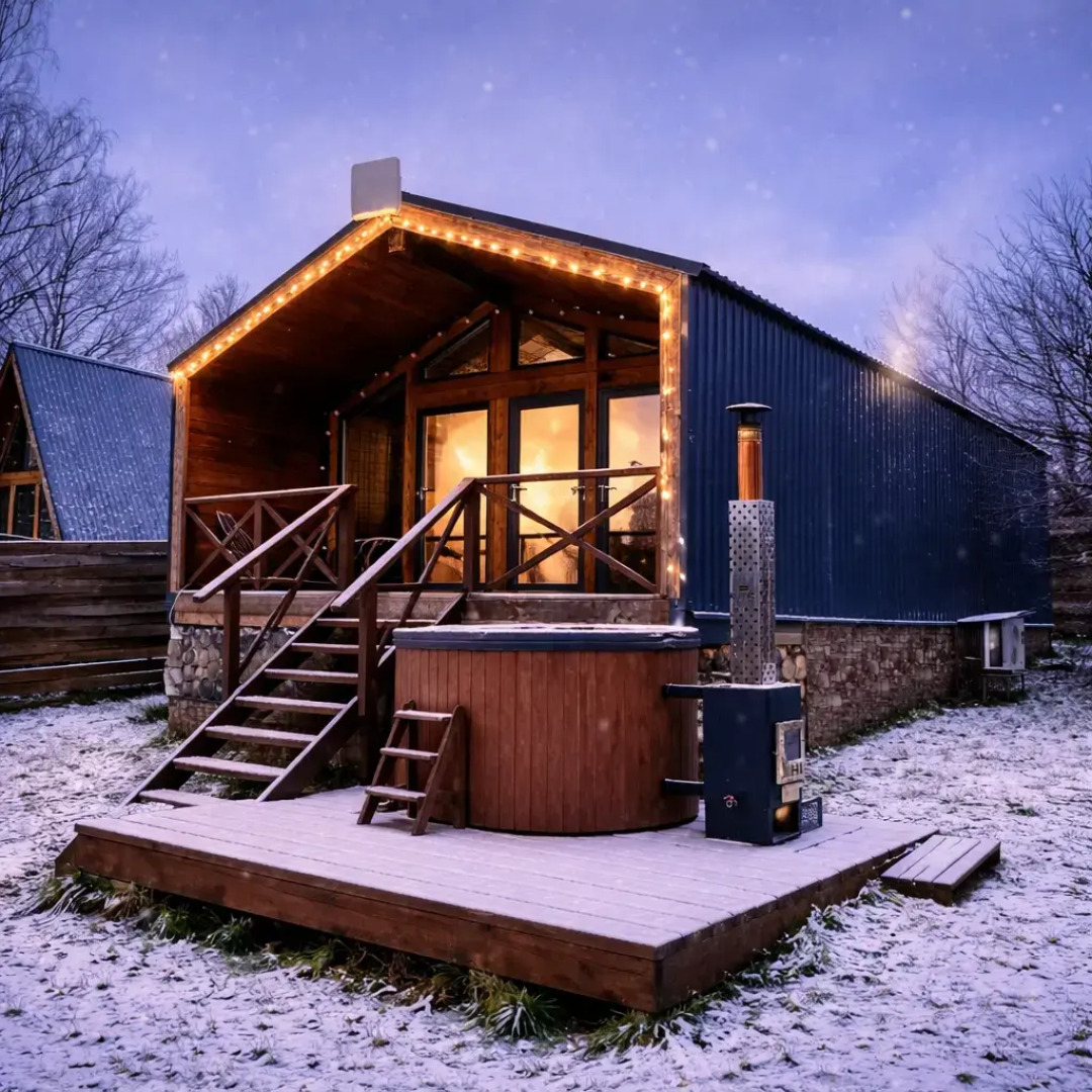 Частный дом Барнхаус "Зима"