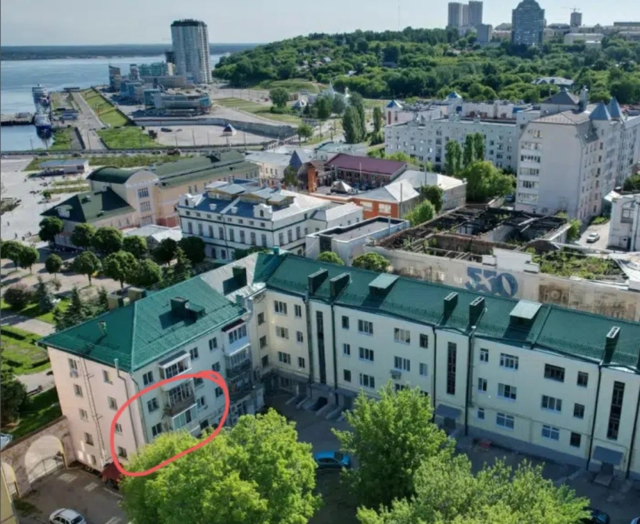 Квартира на Арбате с видом на Залив Волгу и Красную площадь